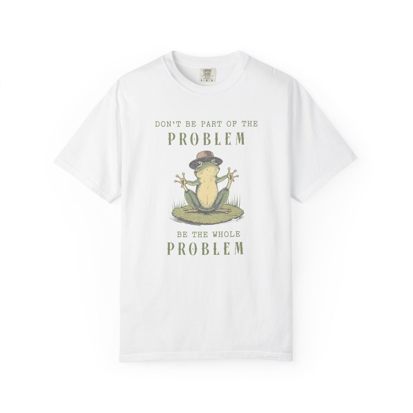 Funny Frog T-Shirt Retro Froggy Meme Shirt Vintage Frog And Toad Aesthetic Frog Lover Gift For Her Calm Vibes Birthday Viral Trendy Shirt T-Shirt Printify White S