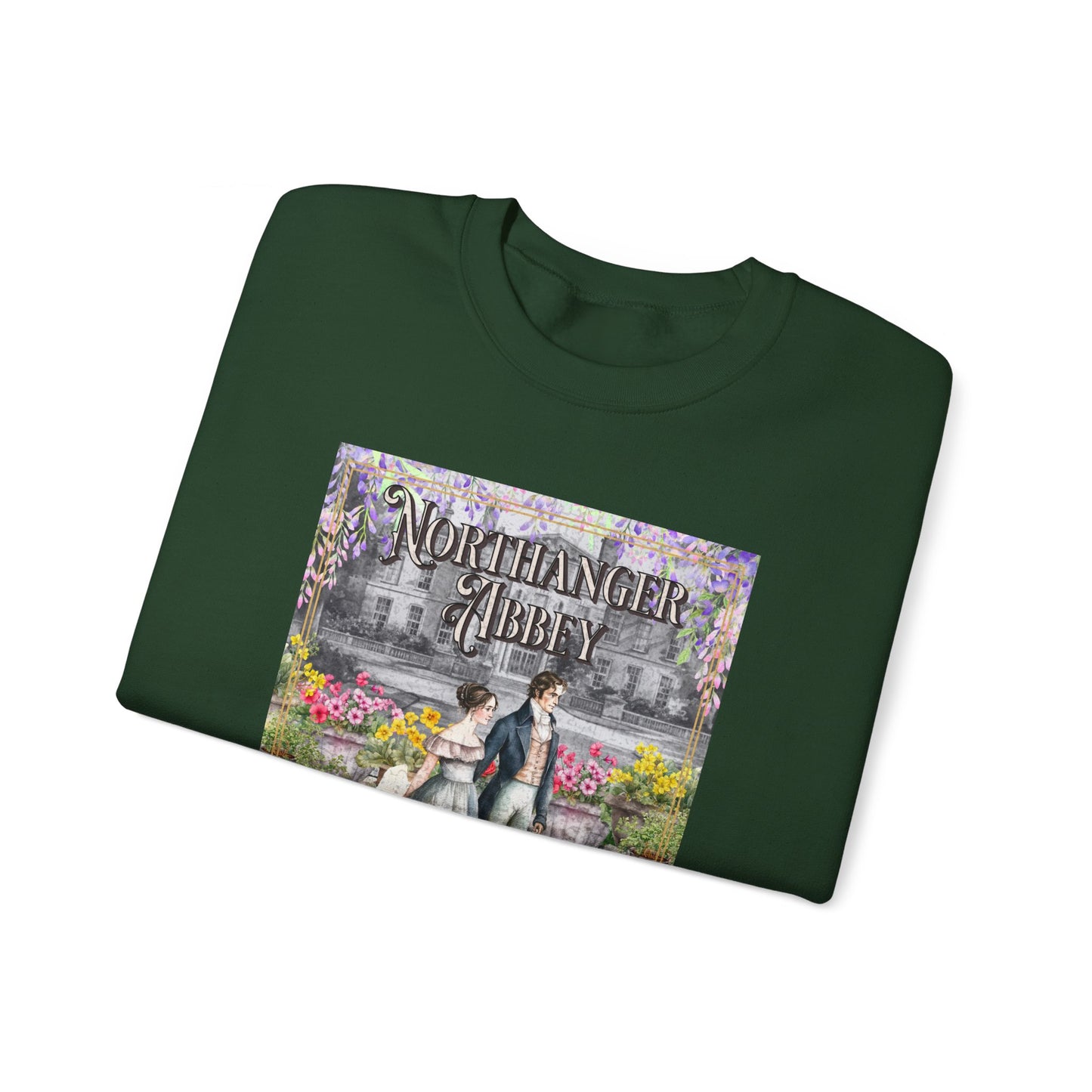 Jane Austen Sweatshirt, Northanger Abbey Historical Romance Sweater, Bookish Literary Jane Austen Fan Art Gift, Gift for Her, Bookclub Shirt Sweatshirt Printify