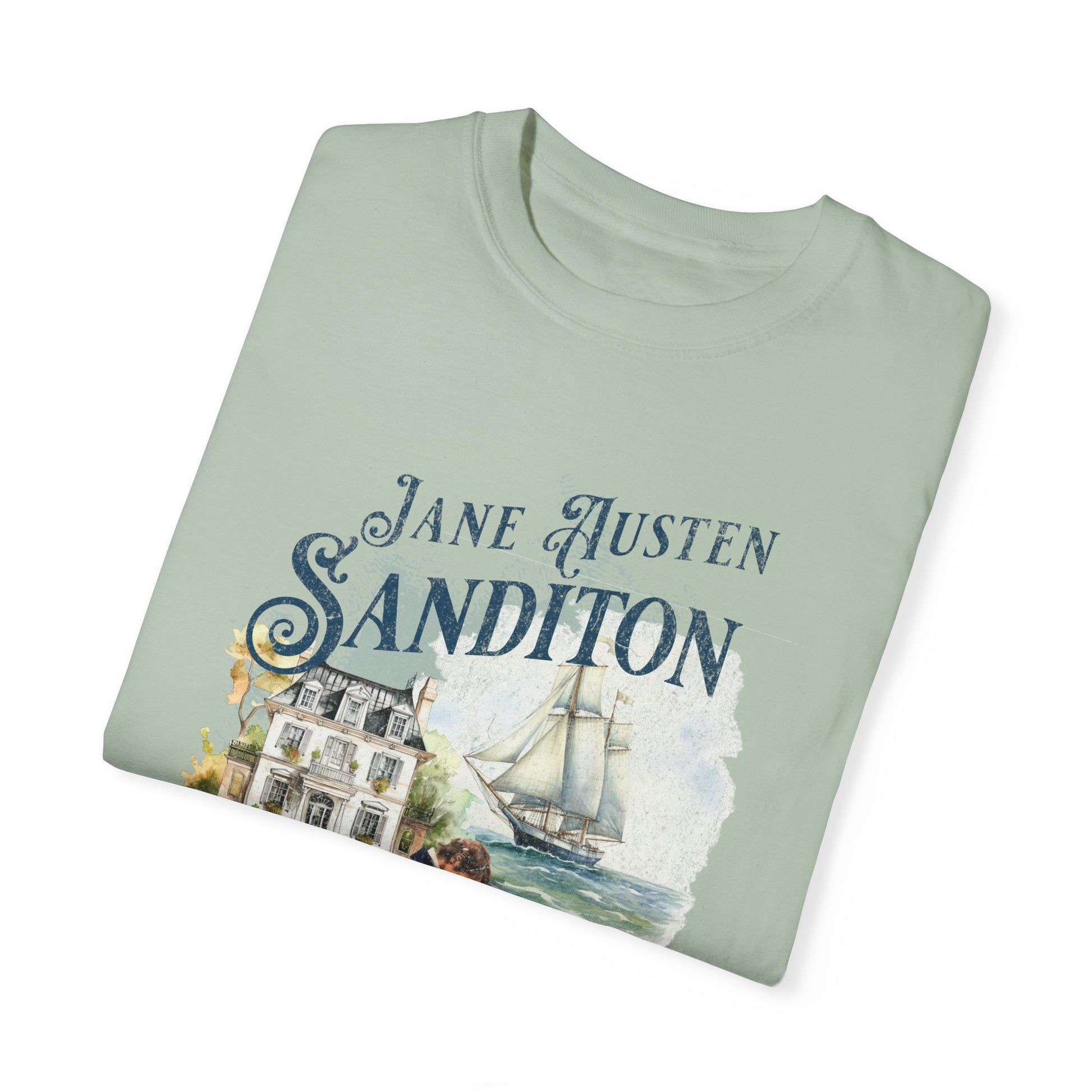 Sanditon Jane Austen Fan T-Shirt Historical Romance Reader Gift T-Shirt Printify