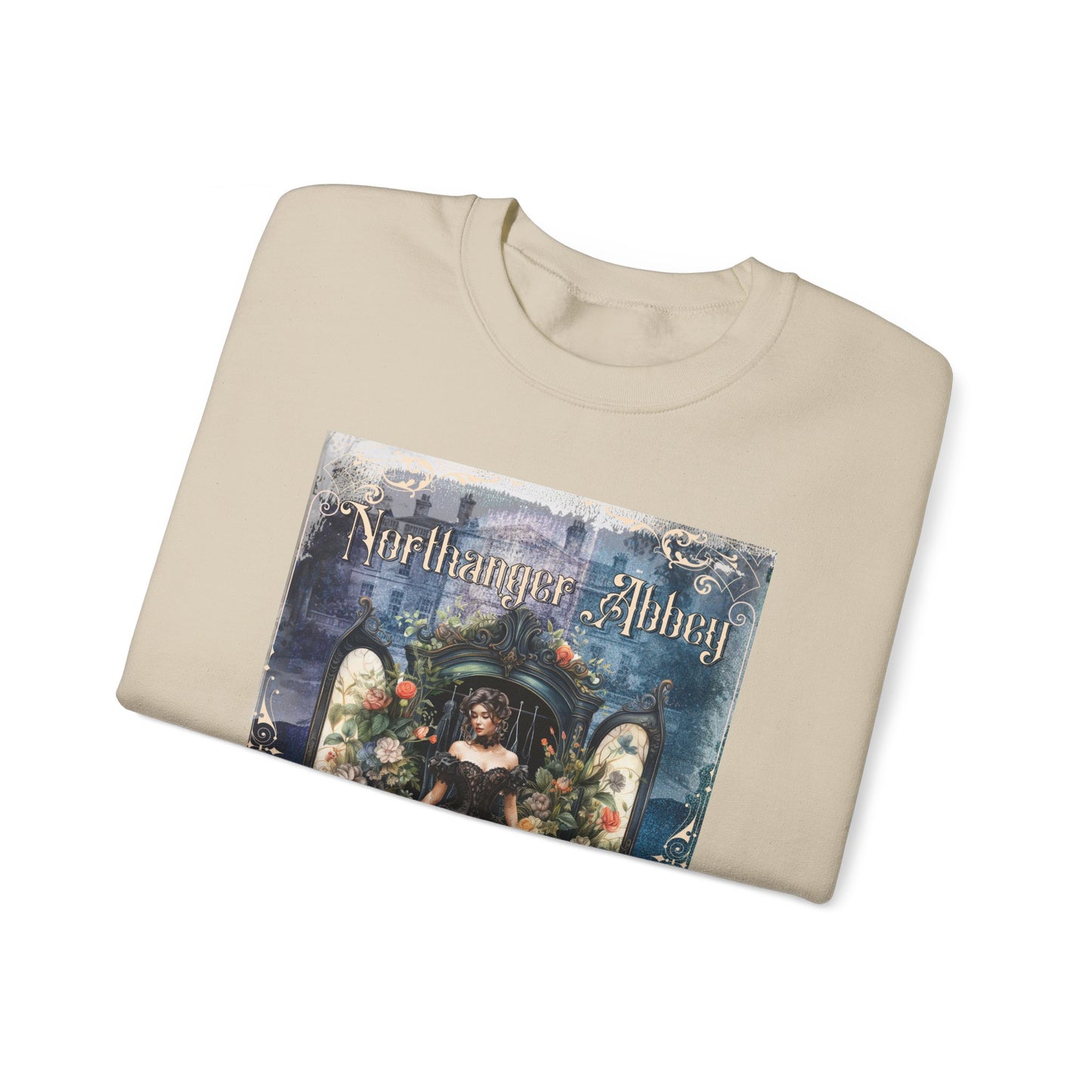 Jane Austen Sweatshirt, Northanger Abbey Historical Romance Sweater, Bookish Literary Jane Austen Fan Art Gift, Gift for Her, Bookclub Shirt Sweatshirt Printify