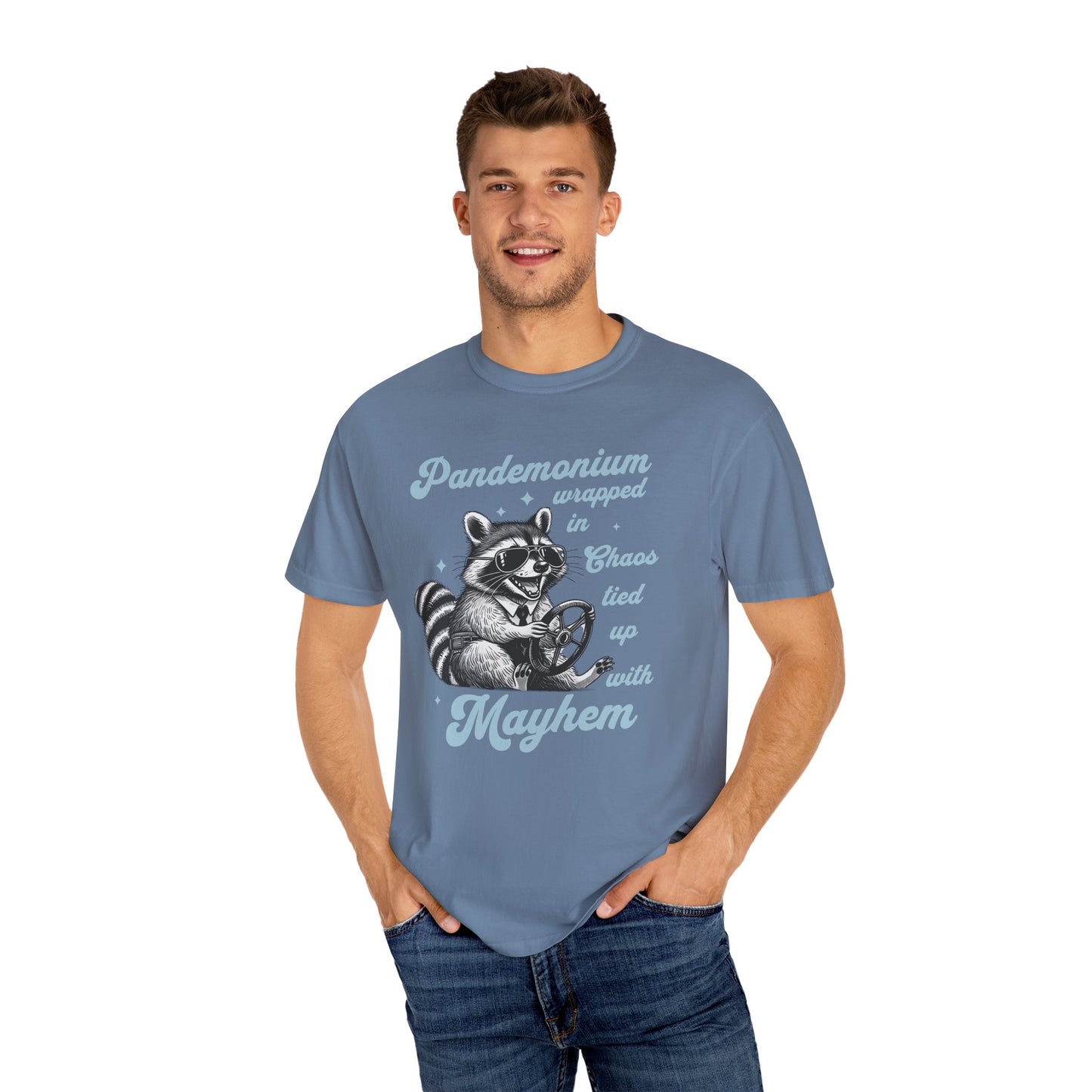 Retro Funny Sarcastic Racoon Lover T-Shirt Trash Panda Funny Animal Lover Shirt Unique Gift for Animal Lovers Viral Trendy Gift For Birthday