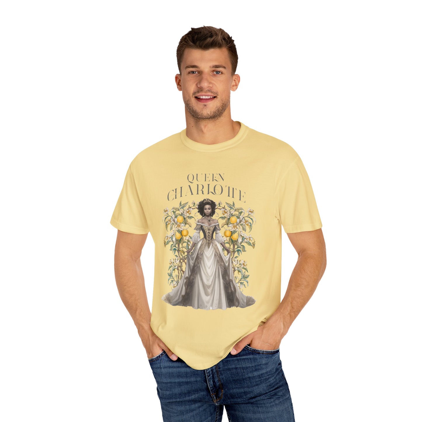 Queen Charlotte T-Shirt Literary Regency Period Tee Historical Drama Series Watching Spilling The Tea Theme Gift for Her Birthday Christmas