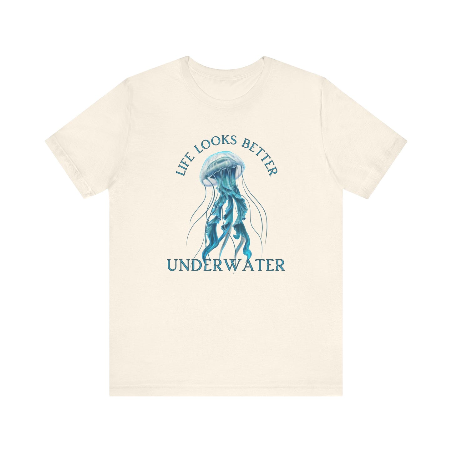 Scuba Diving Gift, Snorkel Tee, Scuba Diving Shirt, Scuba Diver Gift, Ocean Lover TShirt, Gifts For Scuba Divers, Diving Shirt Water Fun Te T-Shirt Printify Natural XS