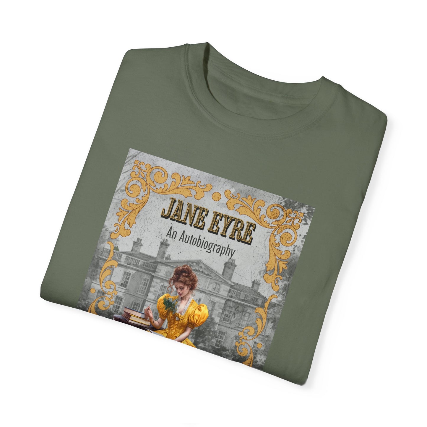 Jane Eyre T-shirt, Charlotte Brontë Historical Romance Comfort Colors Tee, Bookish Literary Brontë Sisters Fan Art Gift for Her, Bookclub T-Shirt Printify