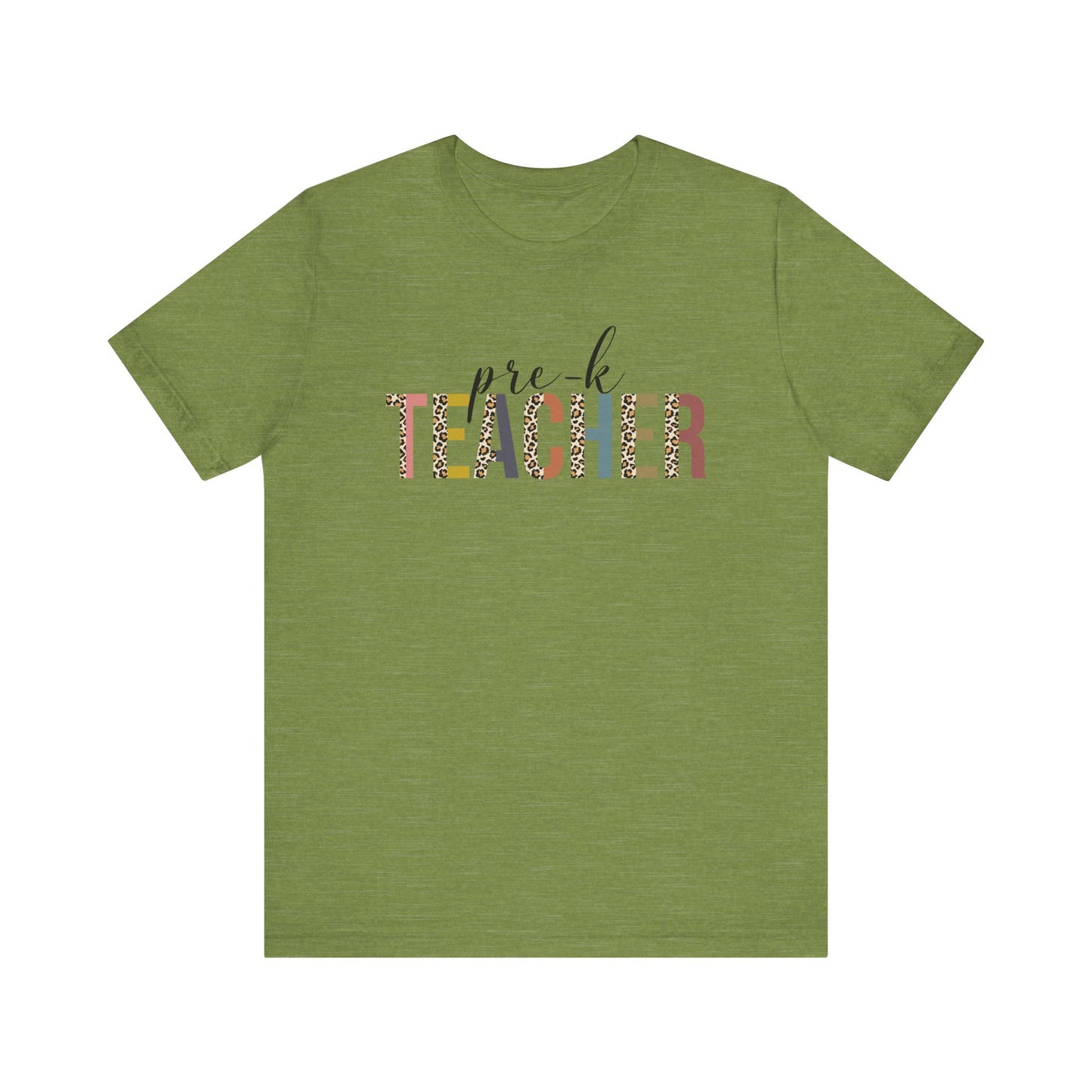 Cute Teacher TShirt Gift, Education Tee, Elementary School Teacher Appreciation, Funny Back To School Shirt, Teacher T-Shirt, Teacher Tee T-Shirt Printify Heather Green XS