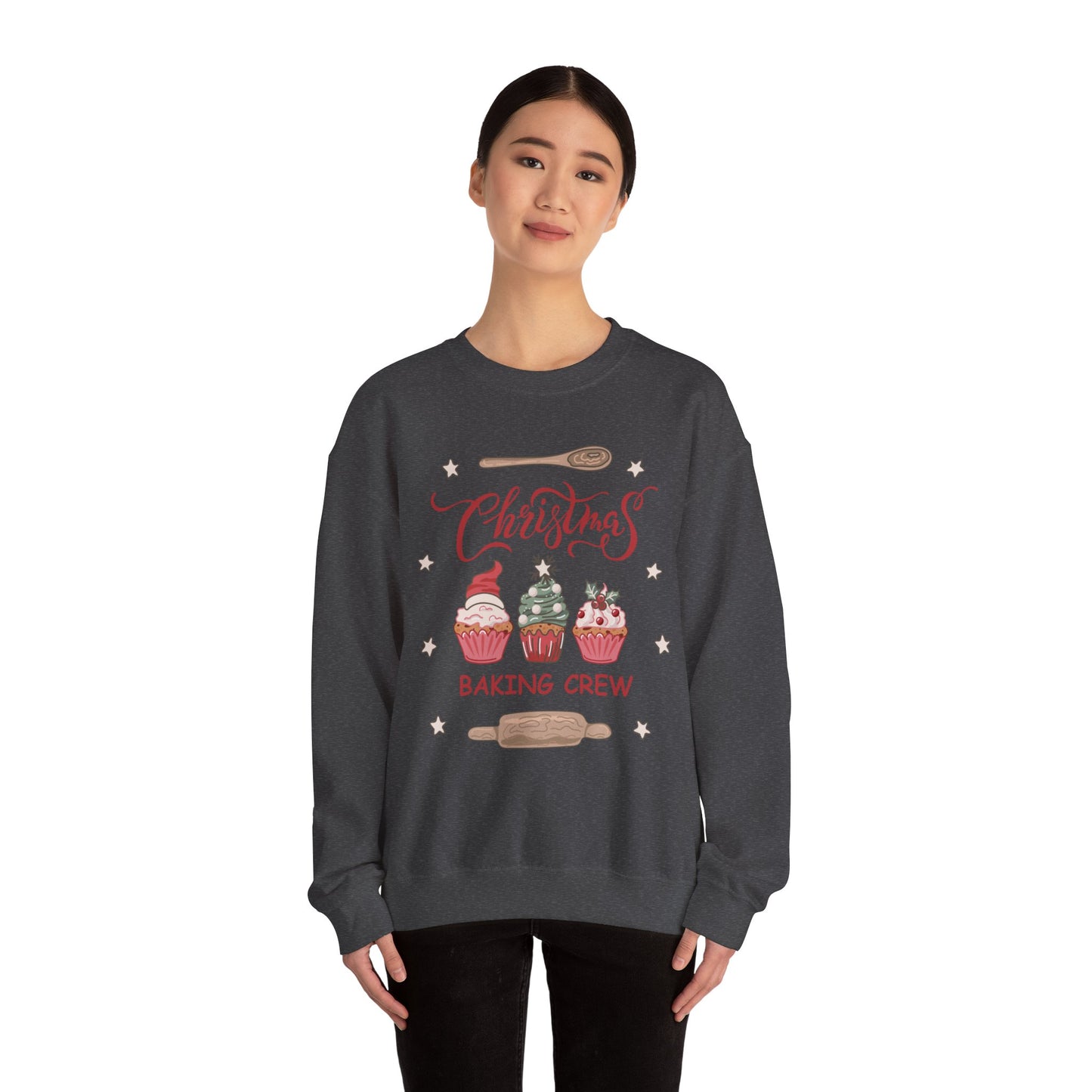 Christmas Baking Crew Sweatshirt, Family Christmas Baking Team Matching Sweater, Christmas Baking Christmas Shirts, Christmas Cookie Crew Sweatshirt Printify
