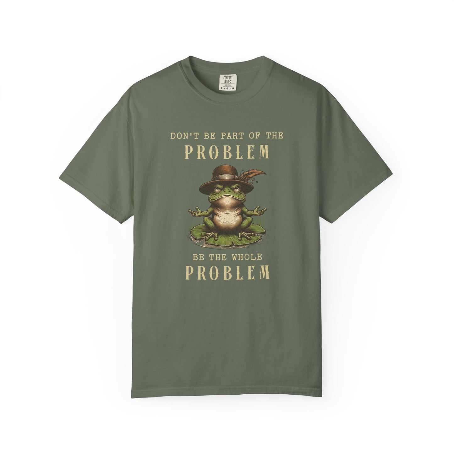 Funny Frog T-Shirt Retro Self Care Froggy Meme Shirt Vintage Frog And Toad Aesthetic Frog Lover Gift For Her Birthday Viral Trendy Shirt T-Shirt Printify Moss S