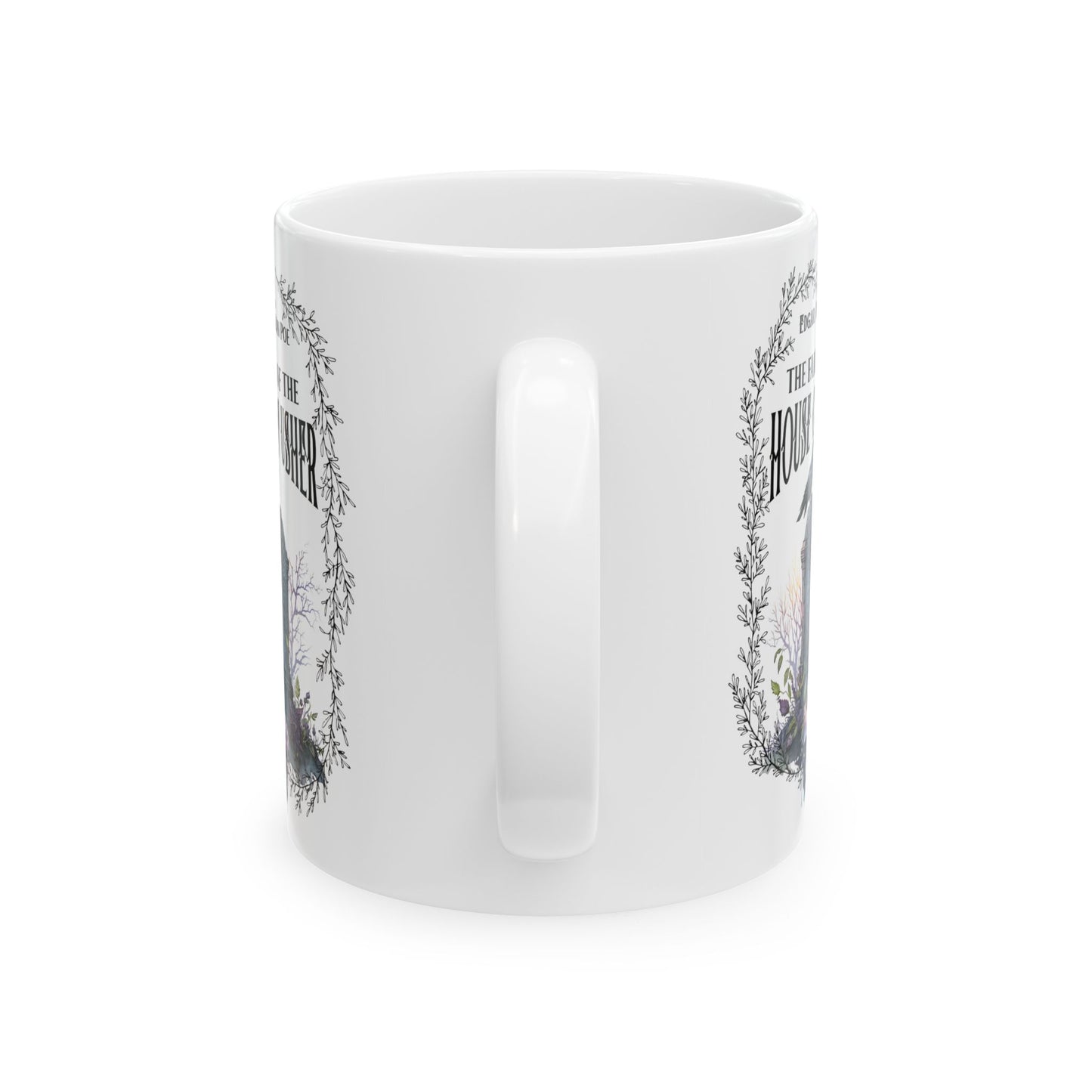 Edgar Allan Poe Coffee Mug, The Raven, The Fall Of The House of Usher Coffee, Tea Mug, Goth Haunting Horror Movie Books Gift Dark Academia, Mug Printify