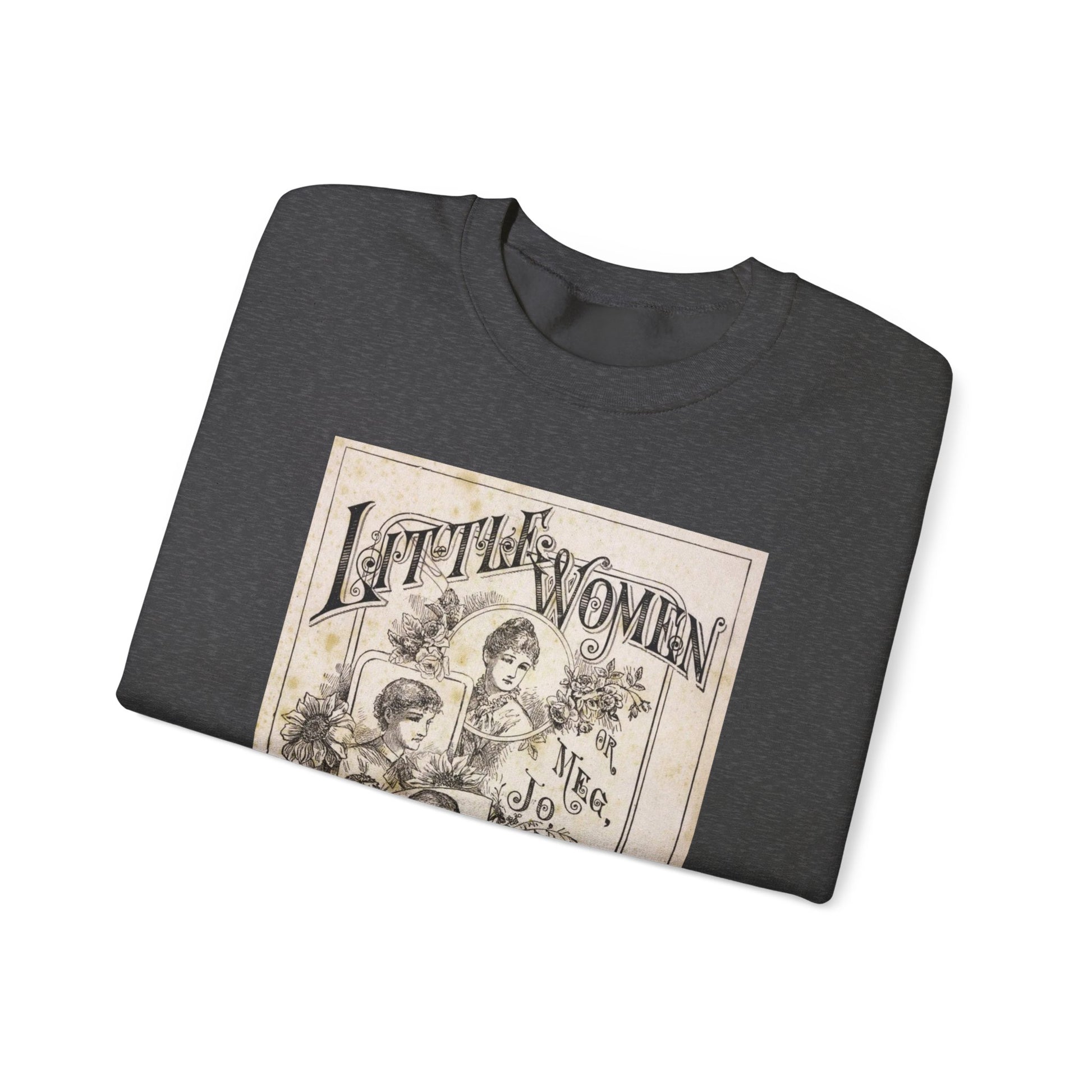 Little Women Sweatshirt, Louisa May Alcott Historical Romance Sweater, Bookish Literary Fan Art Gift, Gift for Her, Bookclub Crewneck Shirt Sweatshirt Printify