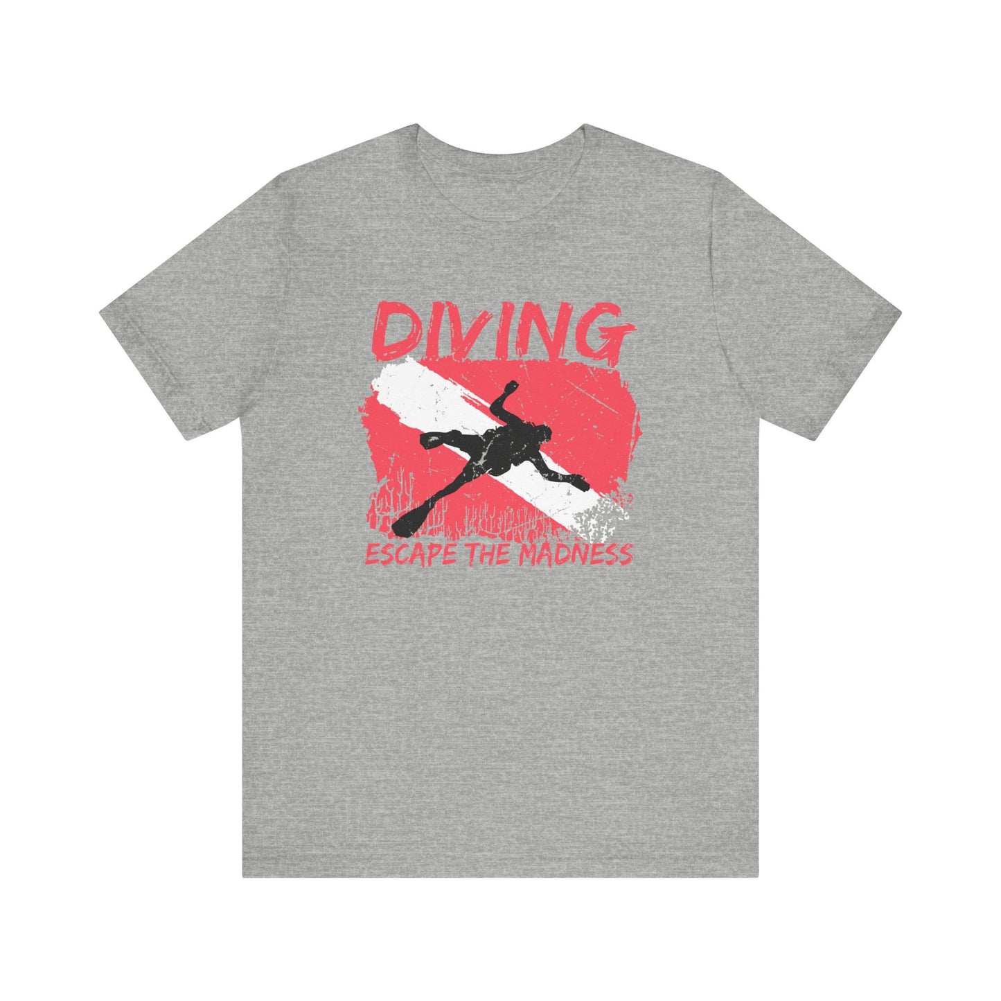 Scuba Diving Gift, Scuba Diving Shirt, Scuba Diver Gift, Diver TShirt, Gifts For Scuba Divers, Ocean Scuba Diving Shirt, Ocean Life Gear T-Shirt Printify Athletic Heather XS