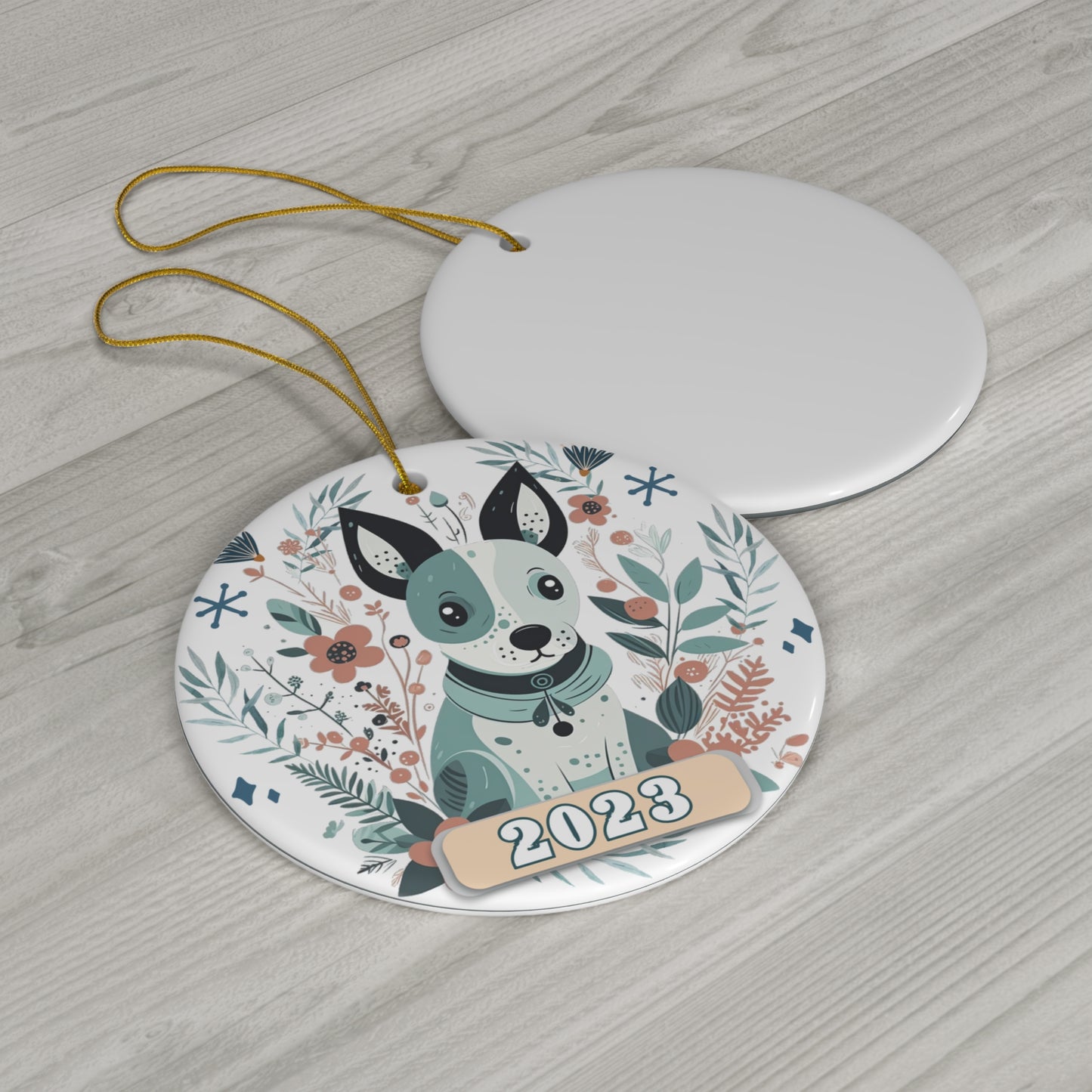 Christmas 2023 Ornament, Scandinavian, Swedish Dog Decor, Holiday Gift Idea, Heirloom Keepsake, Host Gift Exchange, Family Xmas Tree Bauble Home Decor Printify