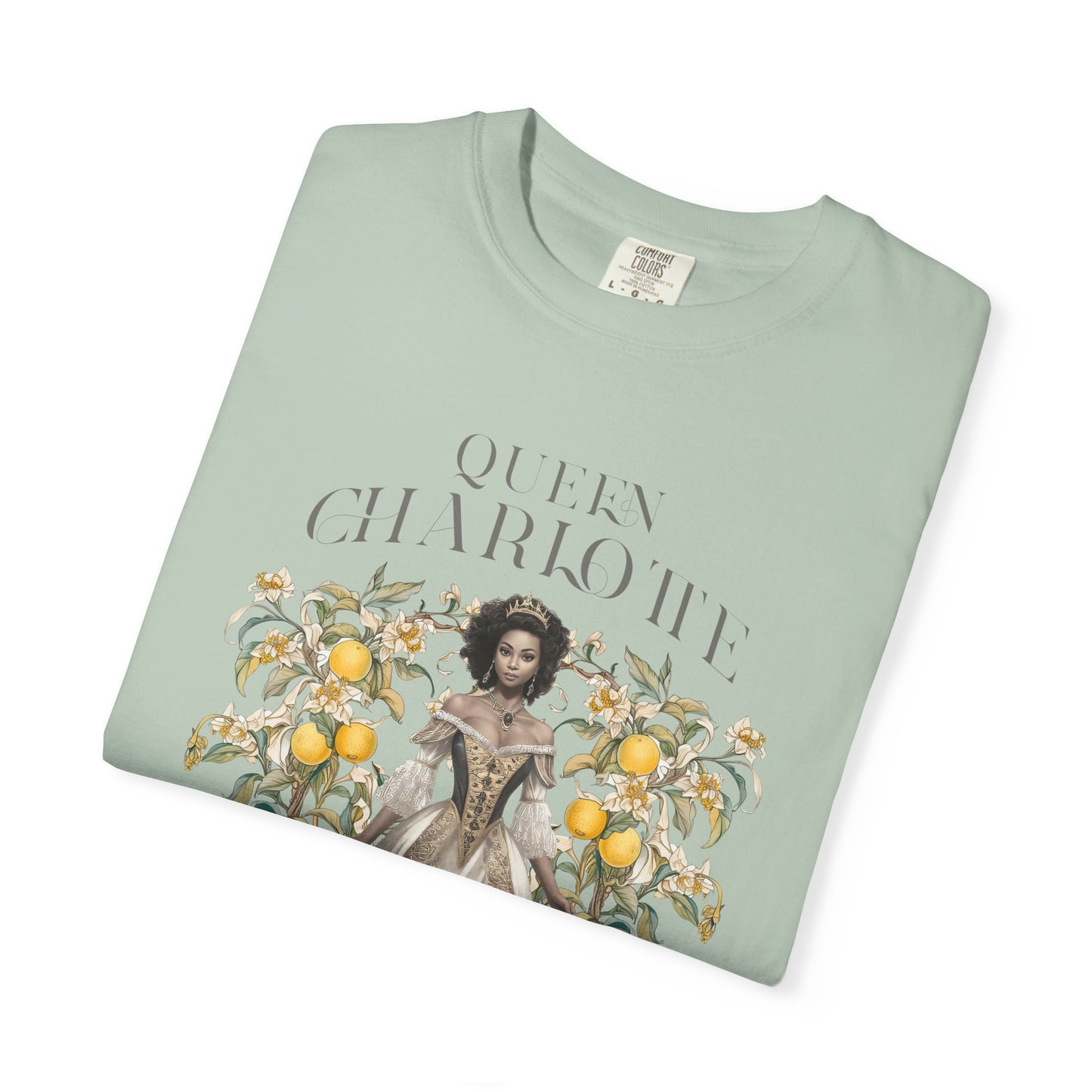 Queen Charlotte T-Shirt Literary Regency Period Tee Historical Drama Series Watching Spilling The Tea Theme Gift for Her Birthday Christmas