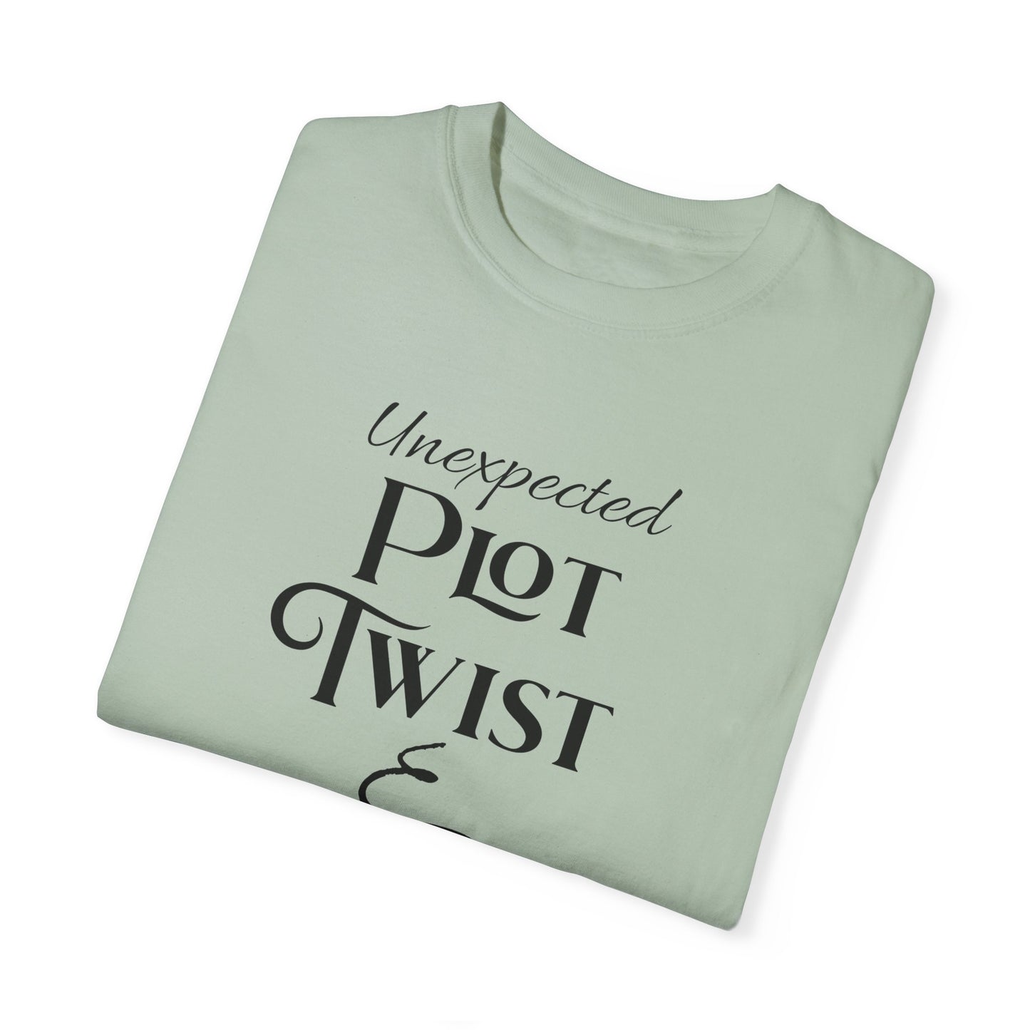 Plot Twist T-Shirt Author Shirt Pregnancy Announcement For Expecting Blog Writers Journalists Gift For Her Baby Shower Gift Baby Reveal T-Shirt Printify