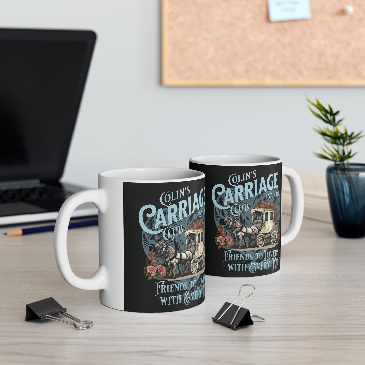 Colins Carriage Club Mug Regency England Ton Society Gift For Bridgerton Fan Historical Drama Penelope Romance Reader Gift Bookclub Gift Mug Printify