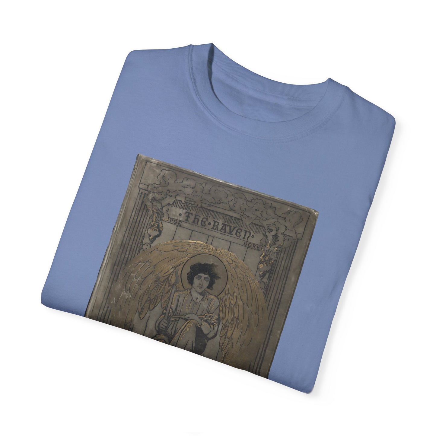 Edgar Allan Poe T-Shirt The Raven First Edition Gift For Poe Lovers Literary Shirt Nevermore Darkness There Gothic Whimsigoth Dark Academia T-Shirt Printify