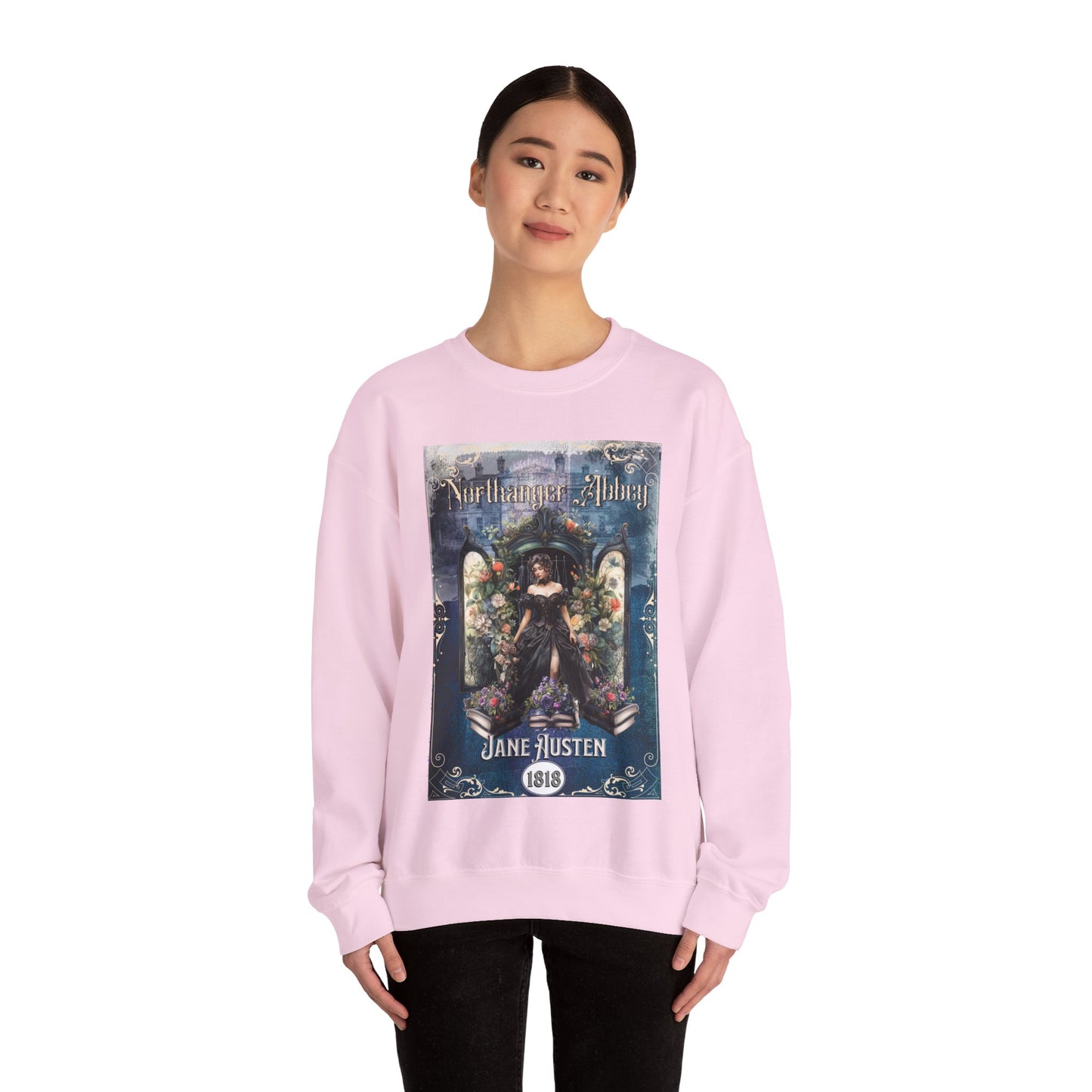 Jane Austen Sweatshirt, Northanger Abbey Historical Romance Sweater, Bookish Literary Jane Austen Fan Art Gift, Gift for Her, Bookclub Shirt Sweatshirt Printify