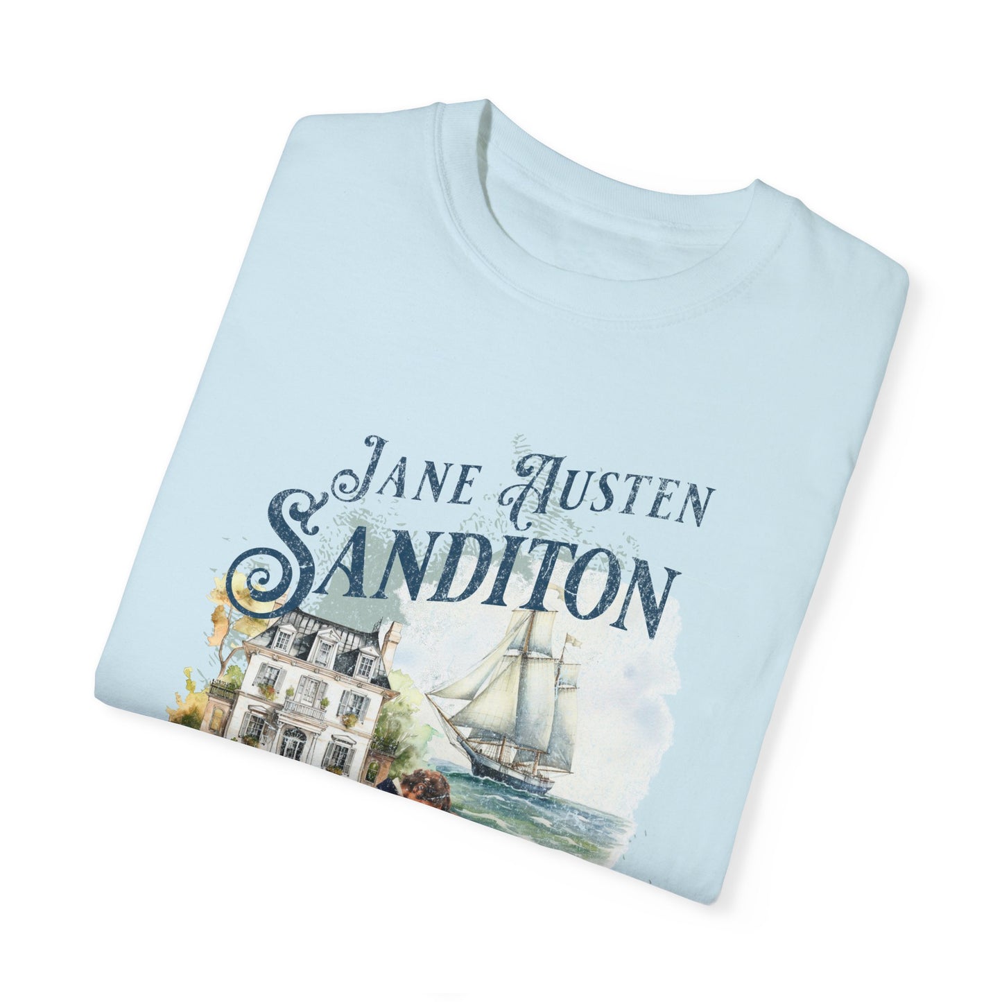 Sanditon Jane Austen Fan T-Shirt Historical Romance Reader Gift T-Shirt Printify