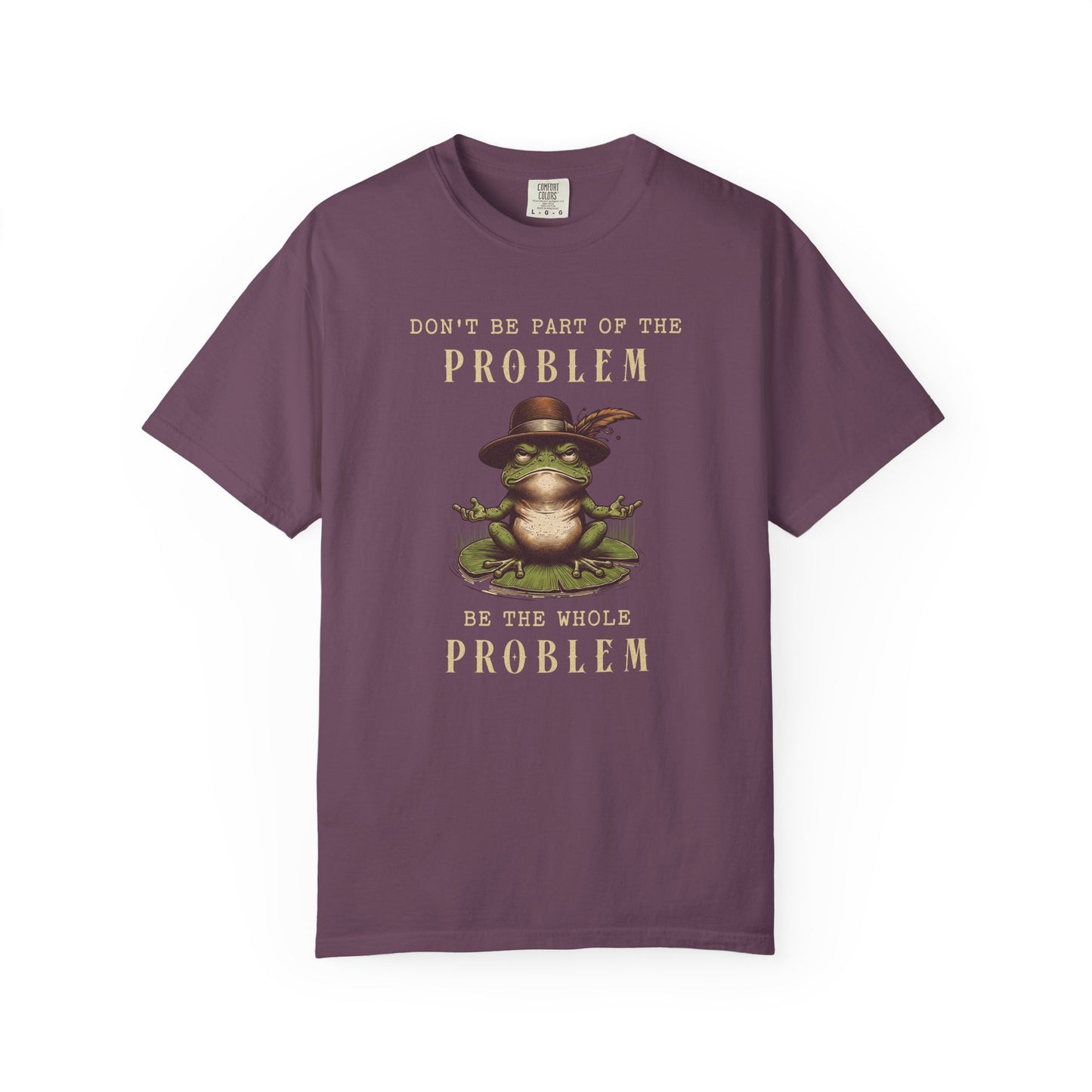 Funny Frog T-Shirt Retro Self Care Froggy Meme Shirt Vintage Frog And Toad Aesthetic Frog Lover Gift For Her Birthday Viral Trendy Shirt T-Shirt Printify Berry S