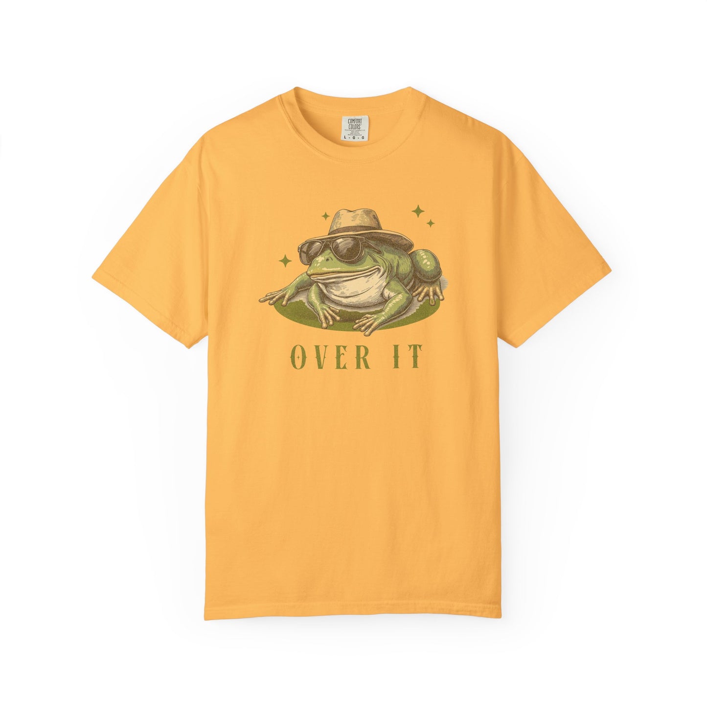 Funny Frog T-Shirt Retro Froggy Meme Shirt Vintage Frog And Toad Aesthetic Frog Lover Gift For Her Over It Vibes Birthday Viral Trendy Shirt T-Shirt Printify Citrus S