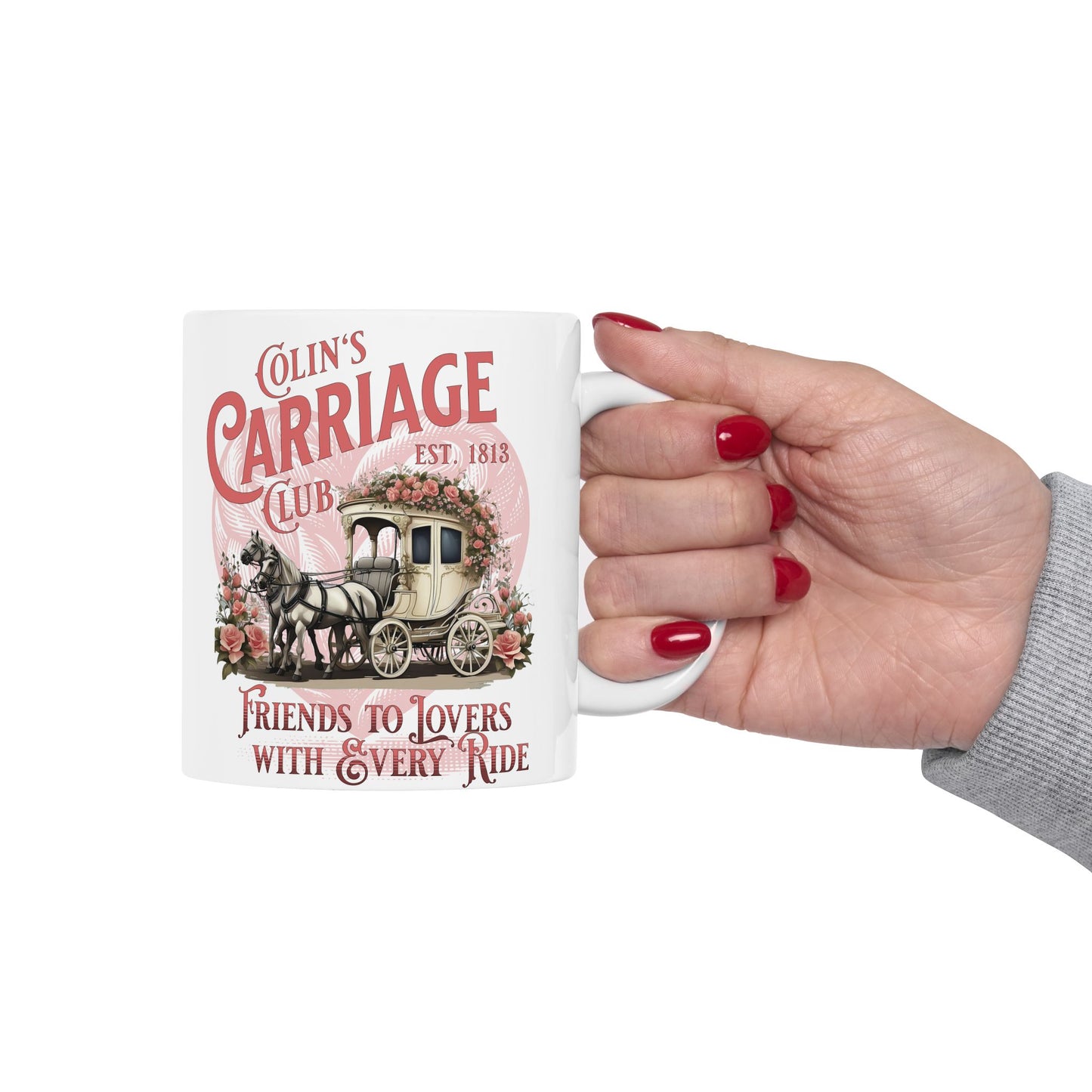 Colins Carriage Club Mug Regency England Ton Society Gift For Bridgerton Fan Historical Drama Penelope Romance Reader Gift Bookclub Gift Mug Printify