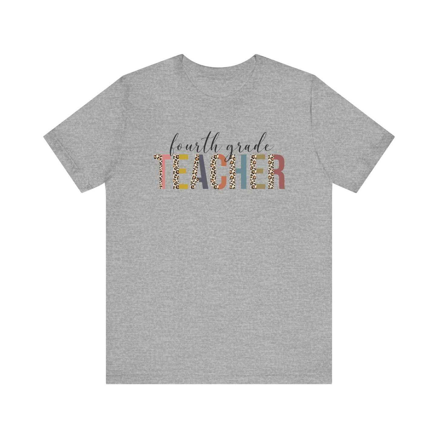 Cute Teacher TShirt Gift, Education Tee, Elementary School Teacher Appreciation, Funny Back To School Shirt, Teacher T-Shirt, Teacher Tee T-Shirt Printify Athletic Heather XS