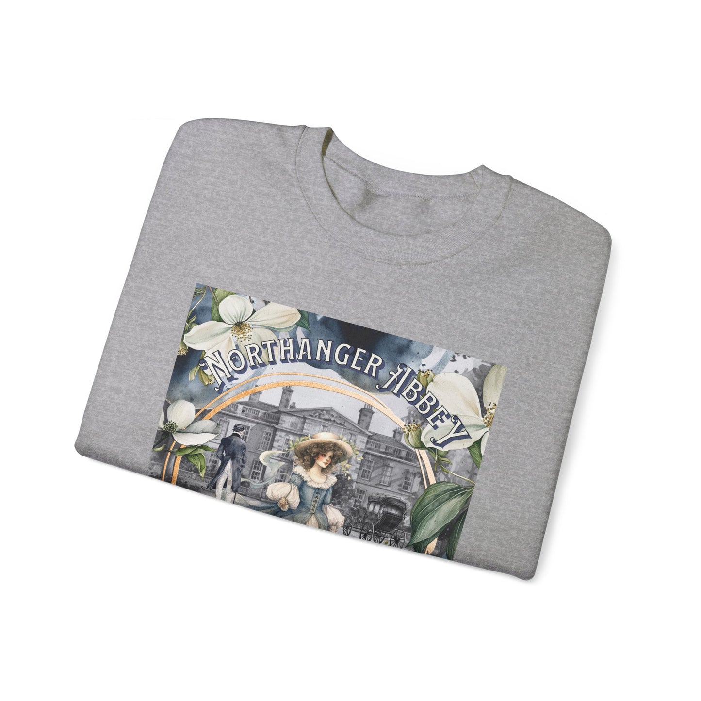 Jane Austen Sweatshirt, Northanger Abbey Historical Romance Sweater, Bookish Literary Jane Austen Fan Art Gift, Gift for Her, Bookclub Shirt Sweatshirt Printify