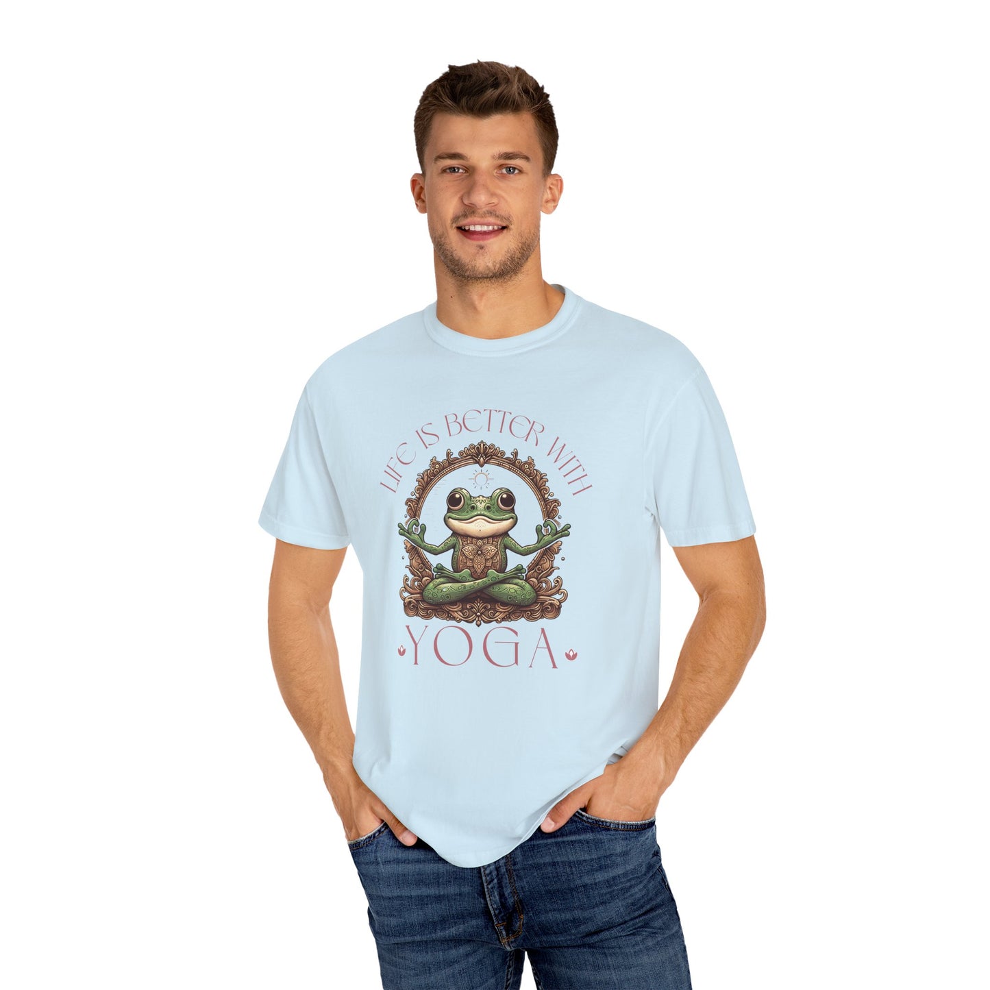 Yoga Frog Life Is Better With Yoga Unisex T-Shirt, Casual Wear, Highlander Fan Gift,