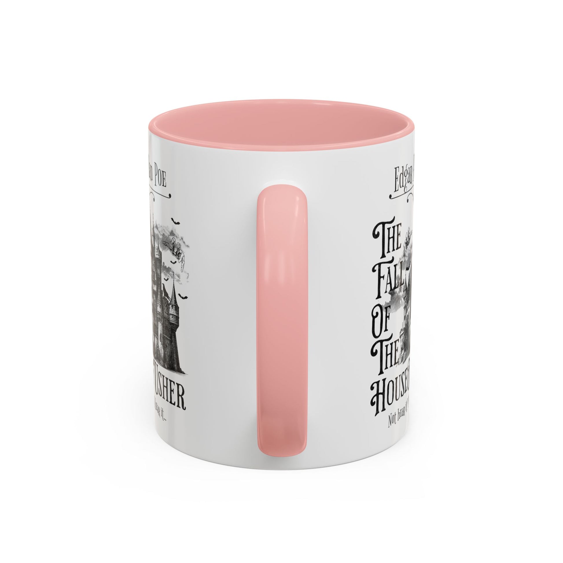 Edgar Allan Poe Coffee Mug,  Fall of the House of Usher, Spooky Halloween Coffee or Tea Mug, Haunting Horror Movie Gift for Halloween Mug Printify