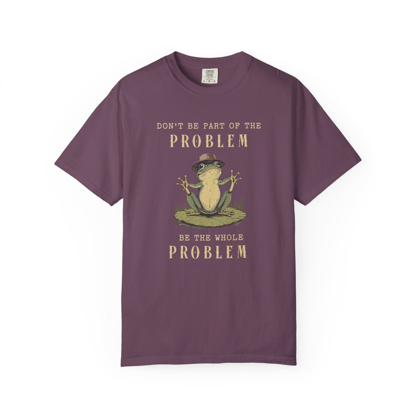 Funny Frog T-Shirt Retro Self Care Froggy Meme Shirt Vintage Frog And Toad Aesthetic Frog Lover Gift For Her Birthday Viral Trendy Shirt T-Shirt Printify Berry S