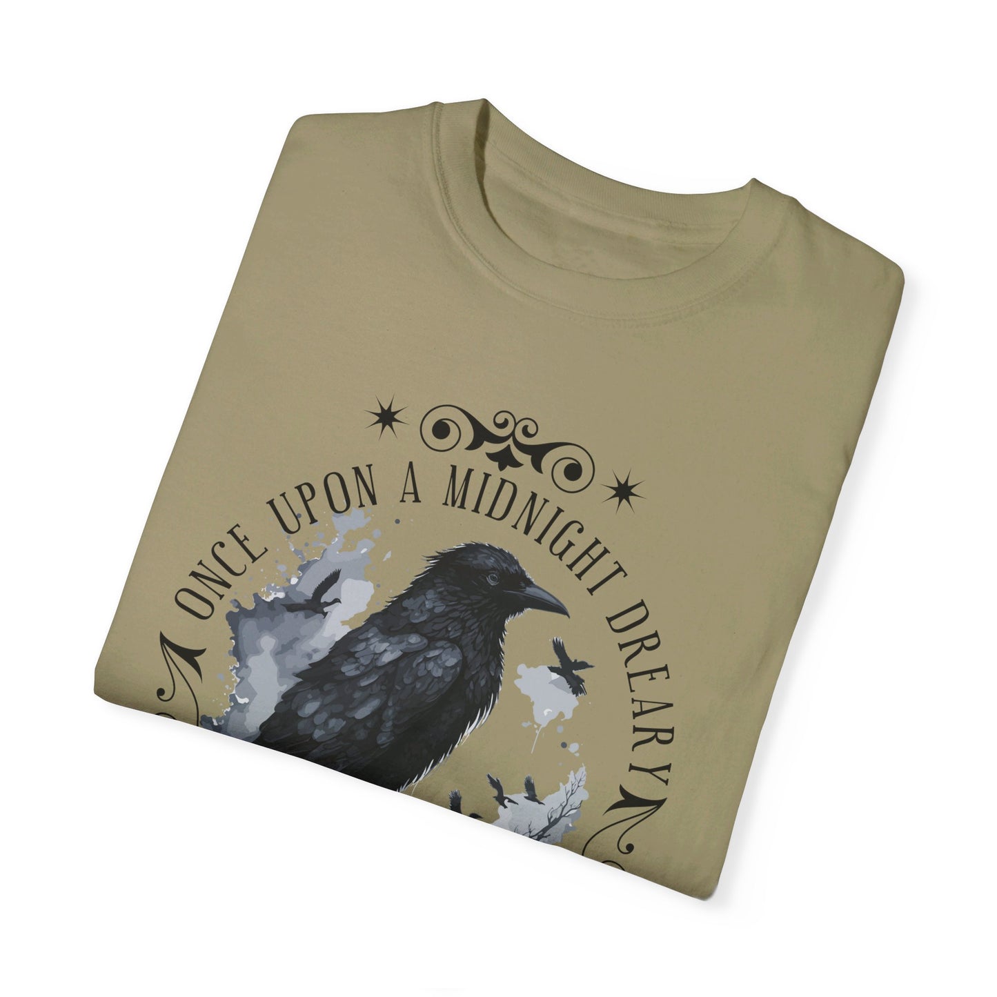Edgar Allan Poe Shirt, The Raven Nevermore Poet, Poetry Lover Tee, Book, Reading Lover Shirt, Gothic, Light Academia Gifts, Comfort Colours T-Shirt Printify