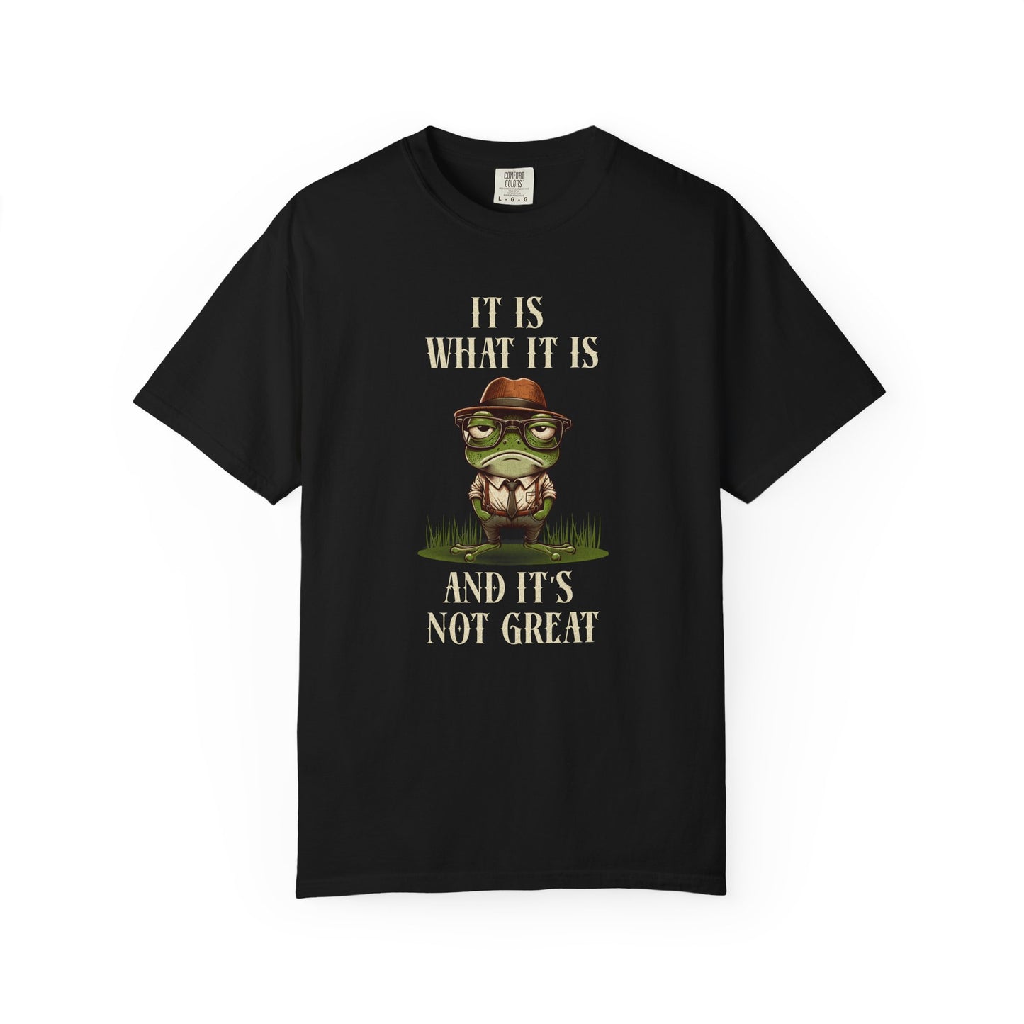 Funny Frog T-Shirt Retro Self Care Froggy Meme Shirt Vintage Frog And Toad Aesthetic Frog Lover Gift For Her Birthday Viral Trendy Shirt T-Shirt Printify Black S