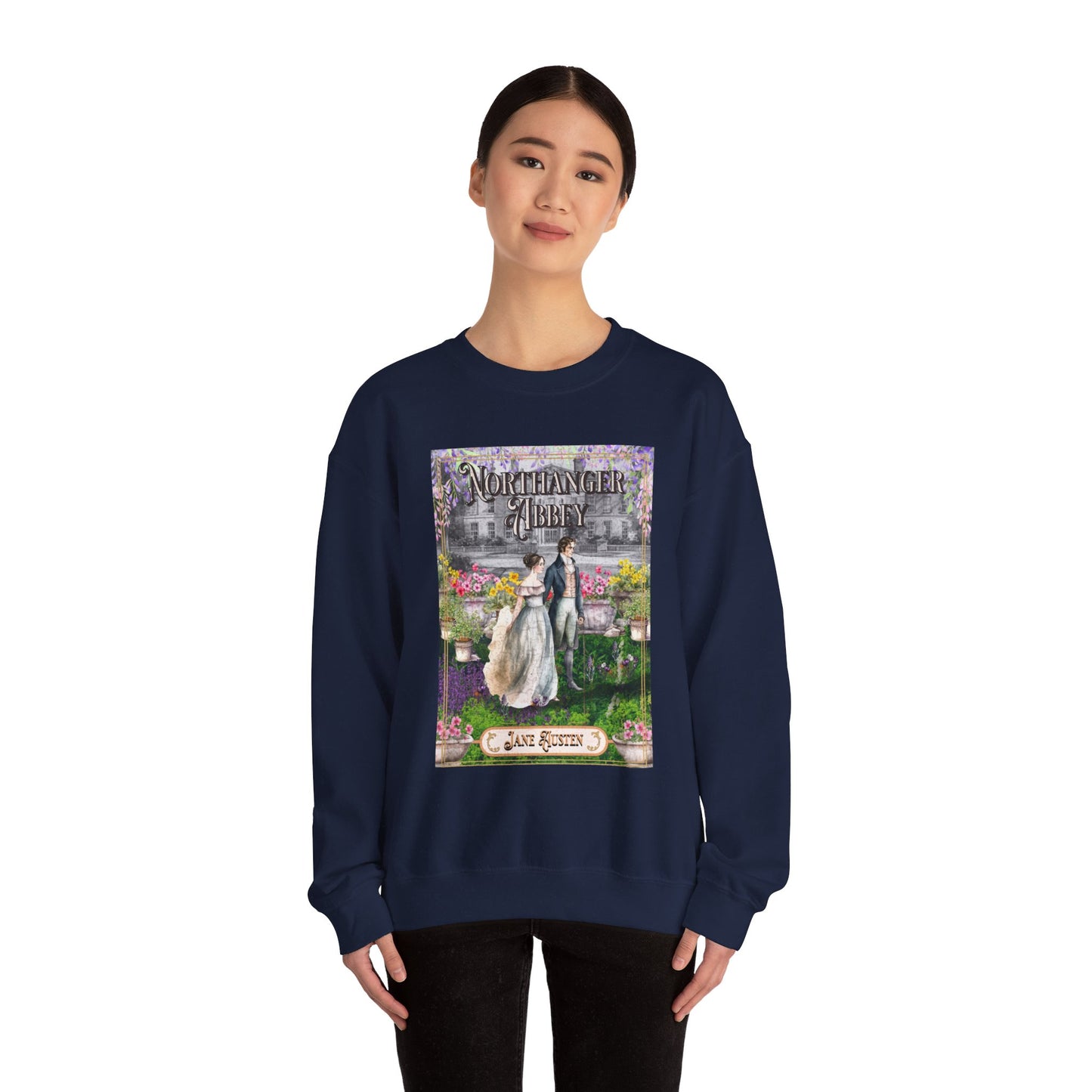 Jane Austen Sweatshirt, Northanger Abbey Historical Romance Sweater, Bookish Literary Jane Austen Fan Art Gift, Gift for Her, Bookclub Shirt Sweatshirt Printify