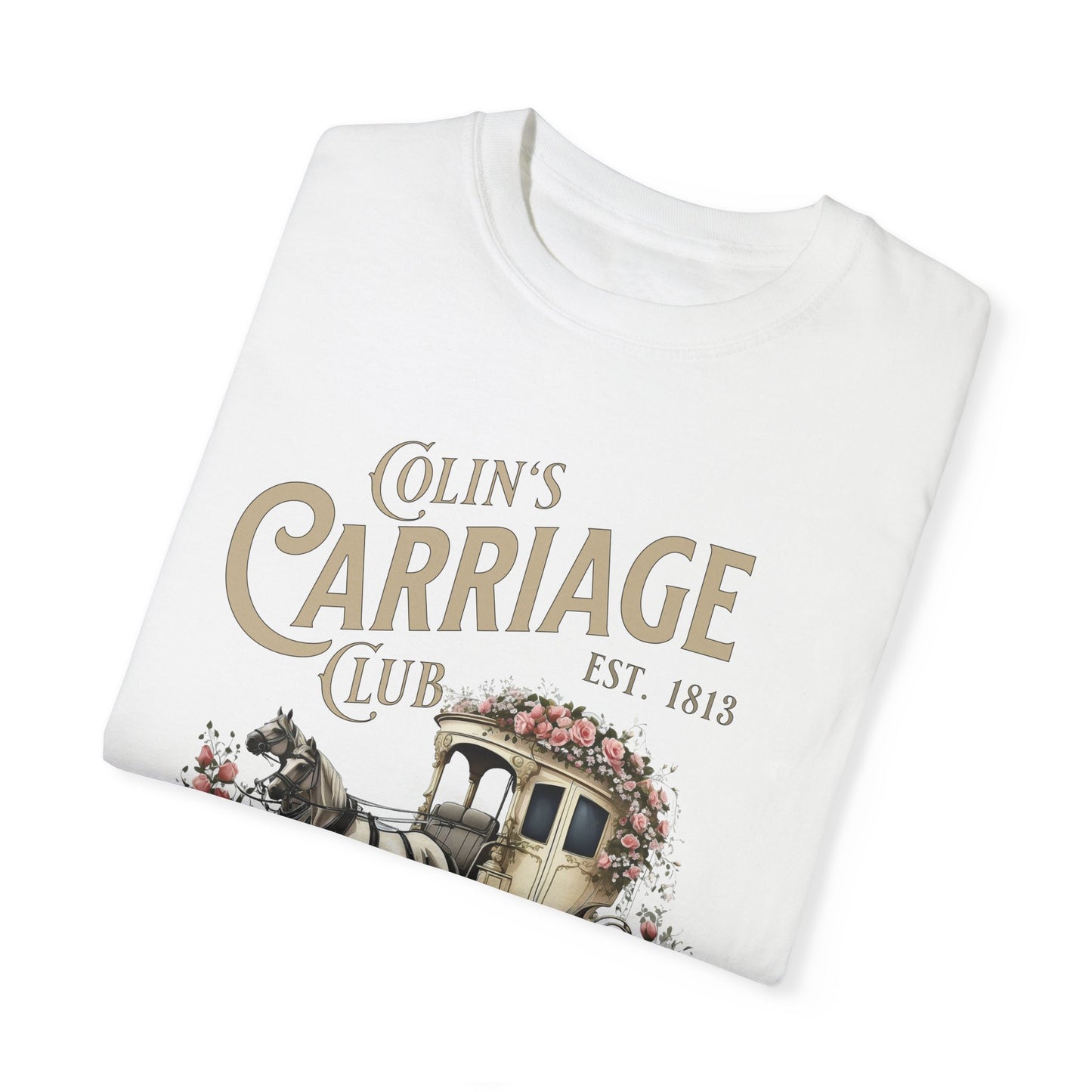 Colins Carriage Club Shirt Regency England Ton Society Gift For Book Lover Fan Historical Drama Penelope Romance Reader Gift Bookclub Gift T-Shirt Printify