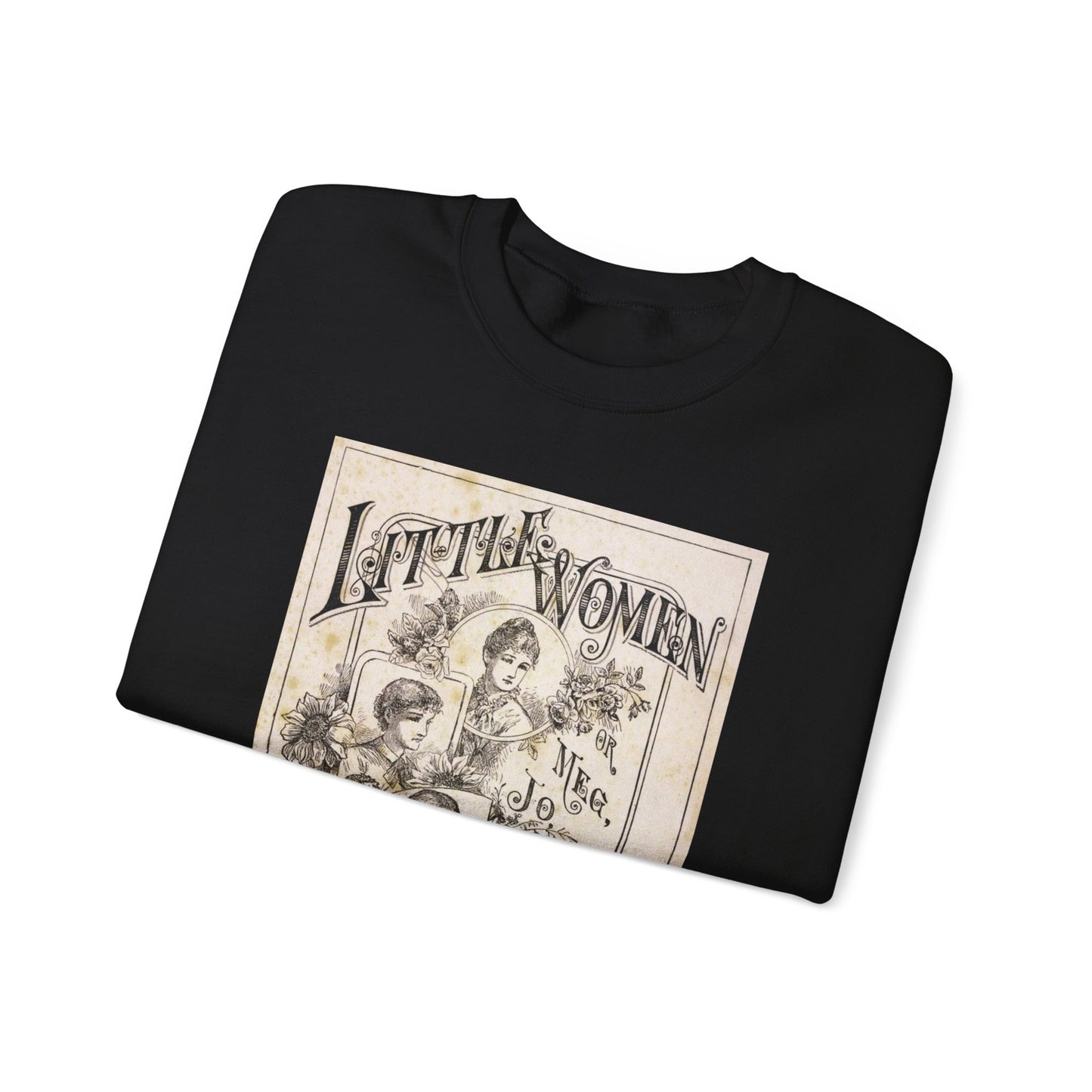 Little Women Sweatshirt, Louisa May Alcott Historical Romance Sweater, Bookish Literary Fan Art Gift, Gift for Her, Bookclub Crewneck Shirt Sweatshirt Printify