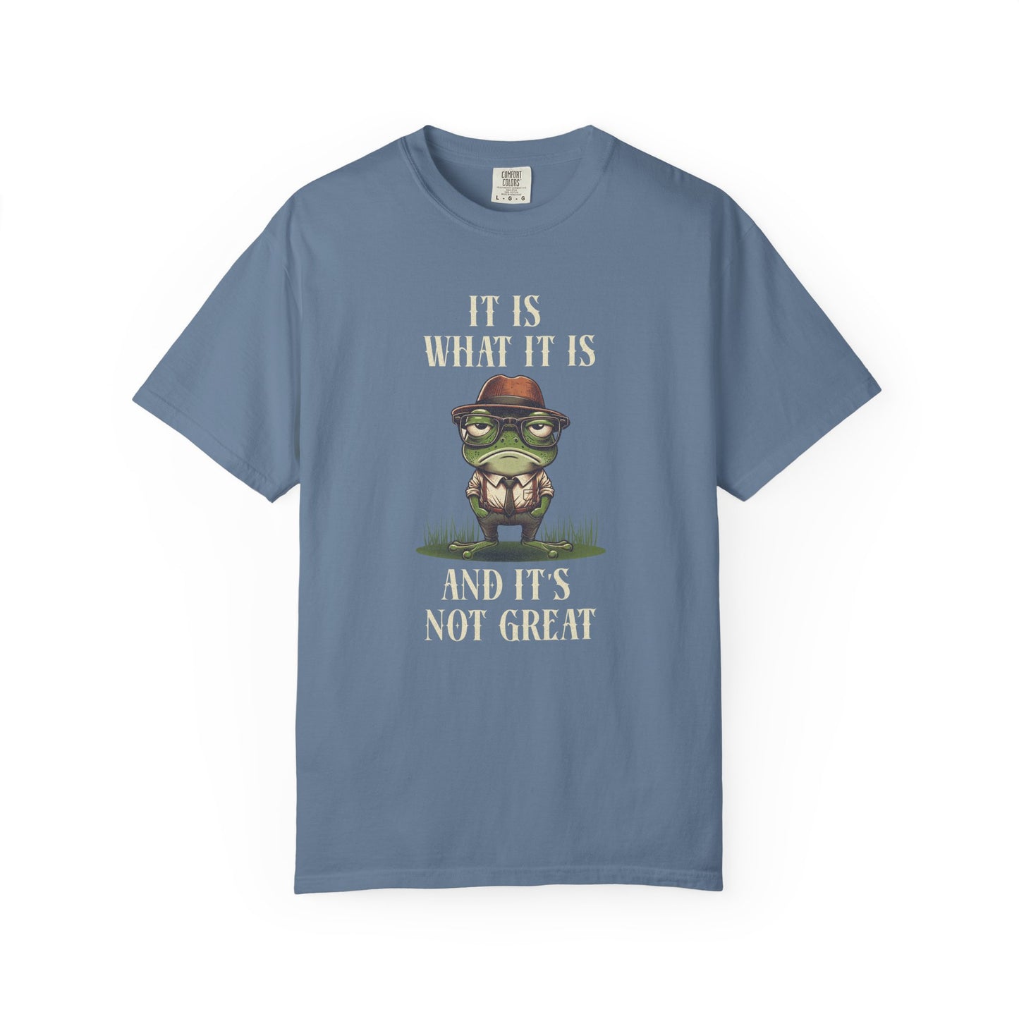 Funny Frog T-Shirt Retro Self Care Froggy Meme Shirt Vintage Frog And Toad Aesthetic Frog Lover Gift For Her Birthday Viral Trendy Shirt T-Shirt Printify Blue Jean S