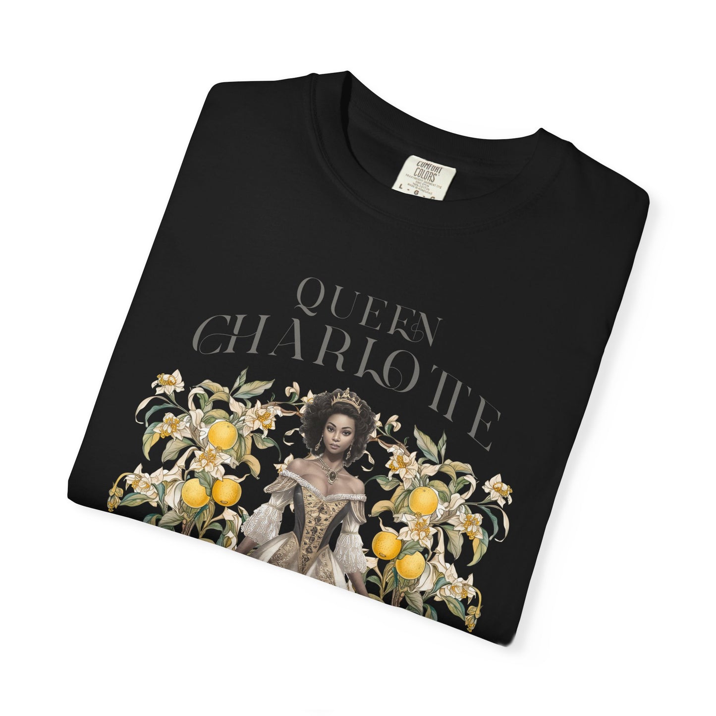 Queen Charlotte T-Shirt Literary Regency Period Tee Historical Drama Series Watching Spilling The Tea Theme Gift for Her Birthday Christmas