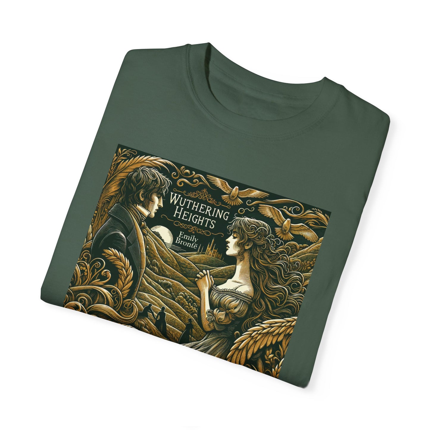 Wuthering Heights T-Shirt Emily Brontë Romantasy Literarure Shirt Bookish Academia Gift For Her Birthday Heathcliffe Bookclub Booknerd Tee