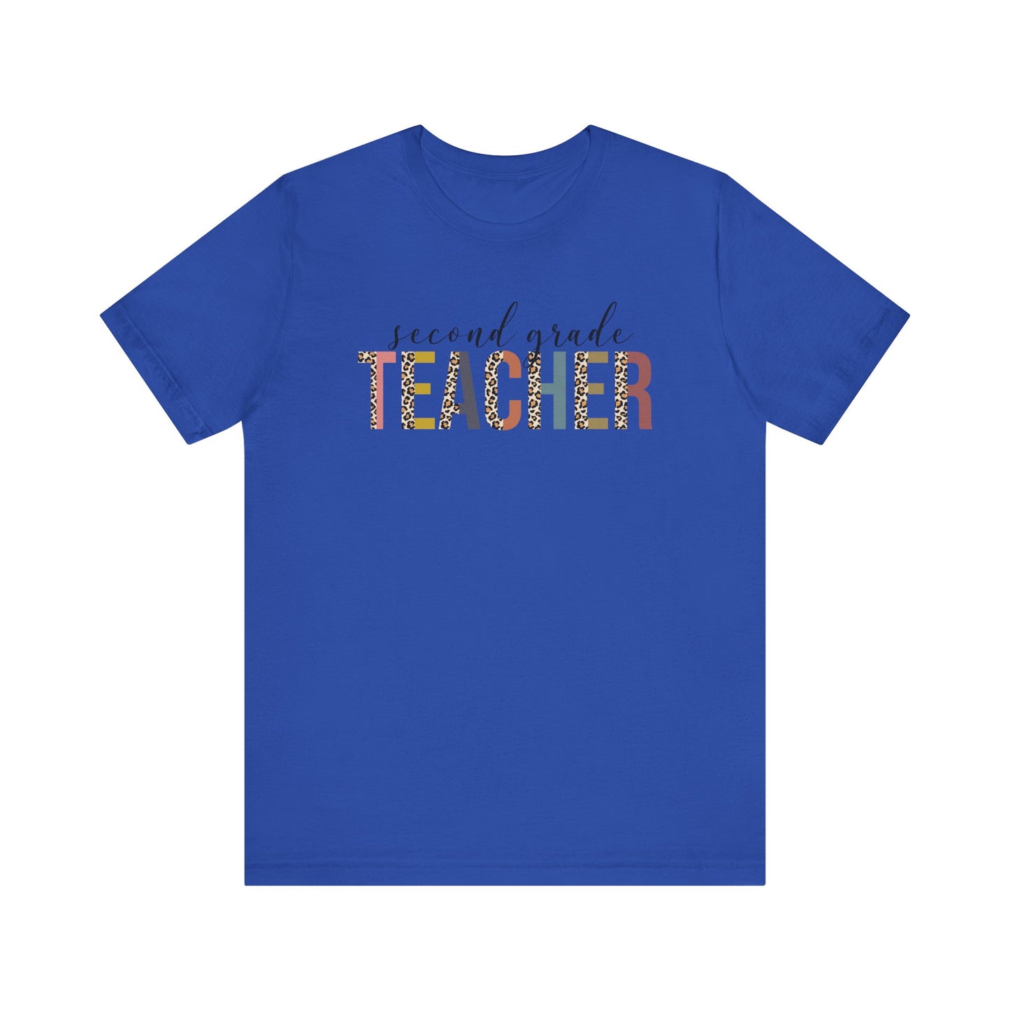 Cute Teacher TShirt Gift, Education Tee, Elementary School Teacher Appreciation, Funny Back To School Shirt, Teacher T-Shirt, Teacher Tee T-Shirt Printify True Royal XS