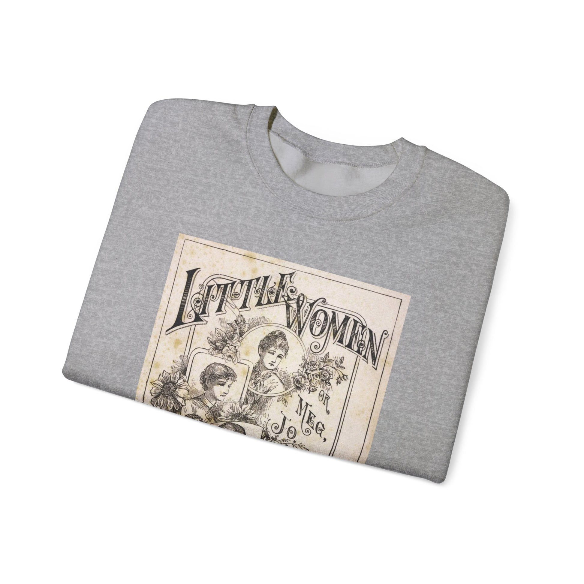 Little Women Sweatshirt, Louisa May Alcott Historical Romance Sweater, Bookish Literary Fan Art Gift, Gift for Her, Bookclub Crewneck Shirt Sweatshirt Printify
