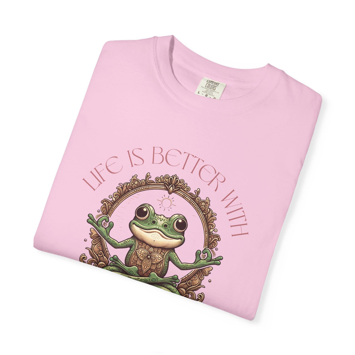 Yoga Frog Life Is Better With Yoga Unisex T-Shirt, Casual Wear, Highlander Fan Gift,