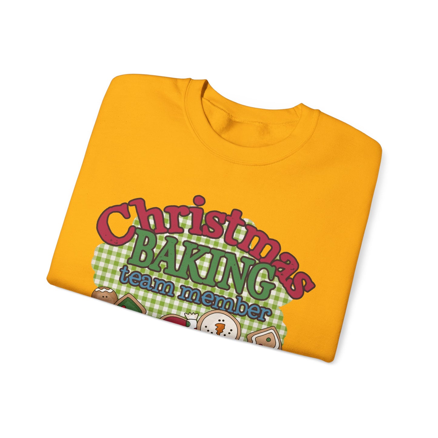 Christmas Baking Team Sweatshirt, Christmas Baking Crew Matching Sweater, Christmas Baking Women's Christmas Shirts, Christmas Cookie Crew Sweatshirt Printify