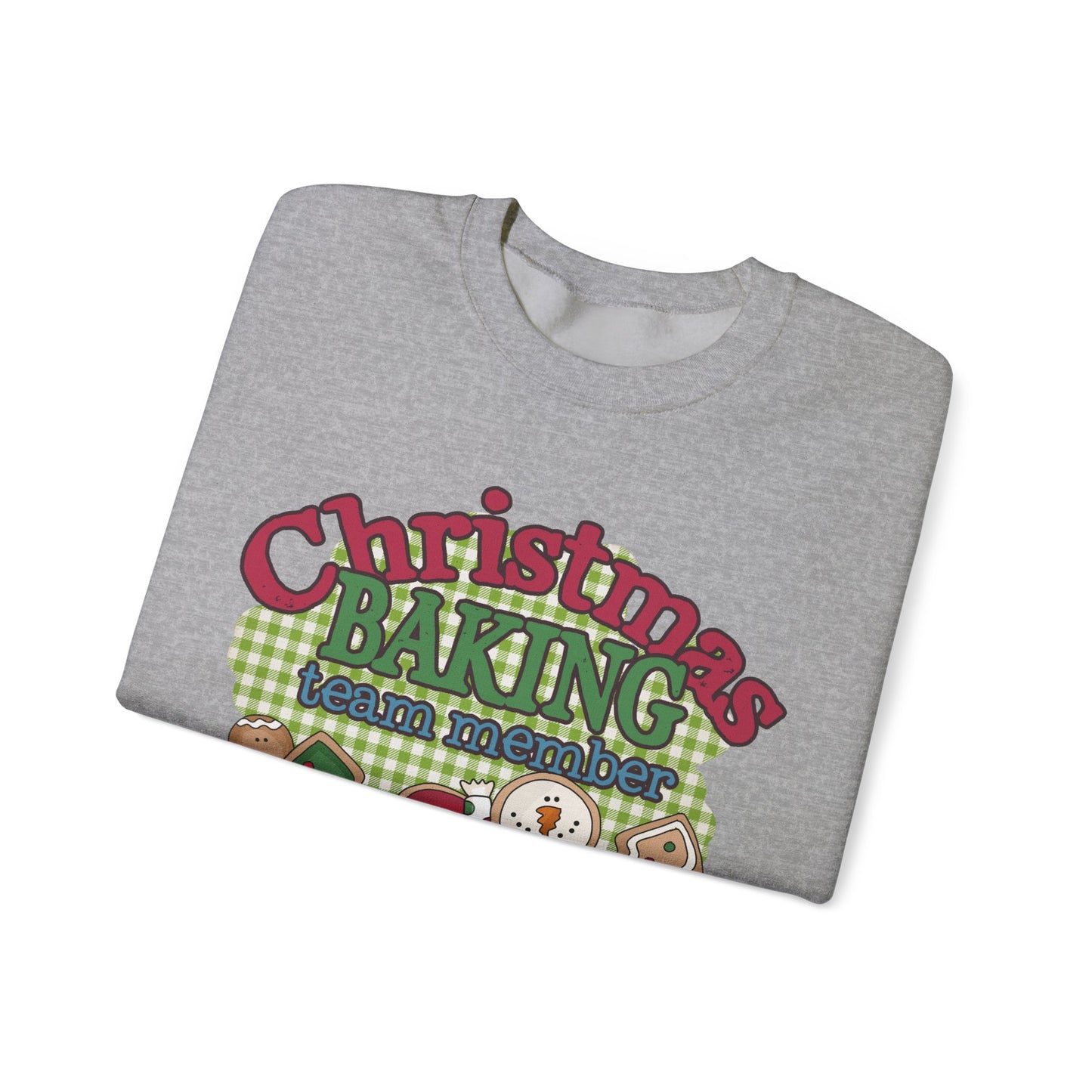 Christmas Baking Team Sweatshirt, Christmas Baking Crew Matching Sweater, Christmas Baking Women's Christmas Shirts, Christmas Cookie Crew Sweatshirt Printify