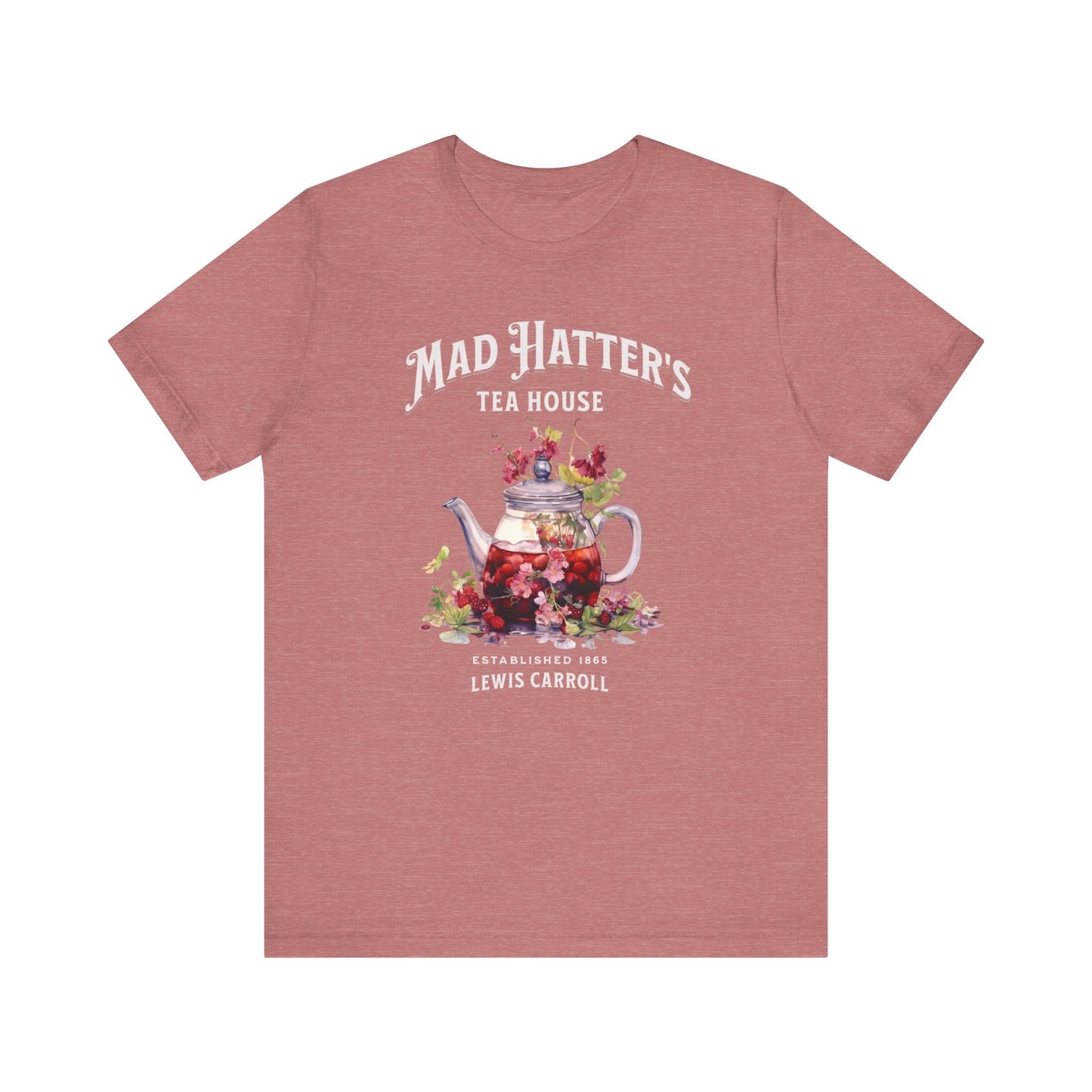 3001 Unisex Jersey Short Sleeve Tee Alice in Wonderland T-Shirt Printify Heather Mauve S