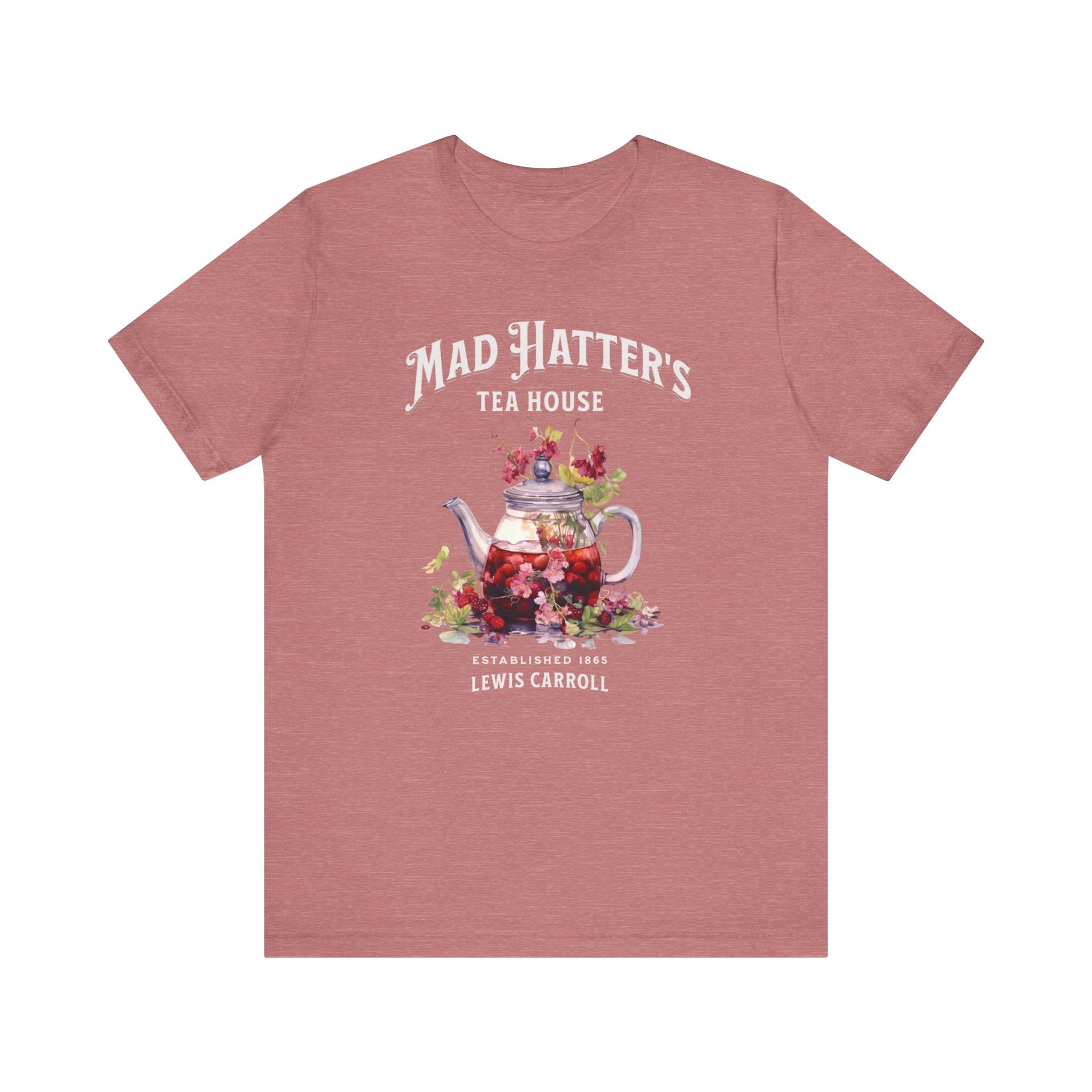 3001 Unisex Jersey Short Sleeve Tee Alice in Wonderland T-Shirt Printify Heather Mauve S