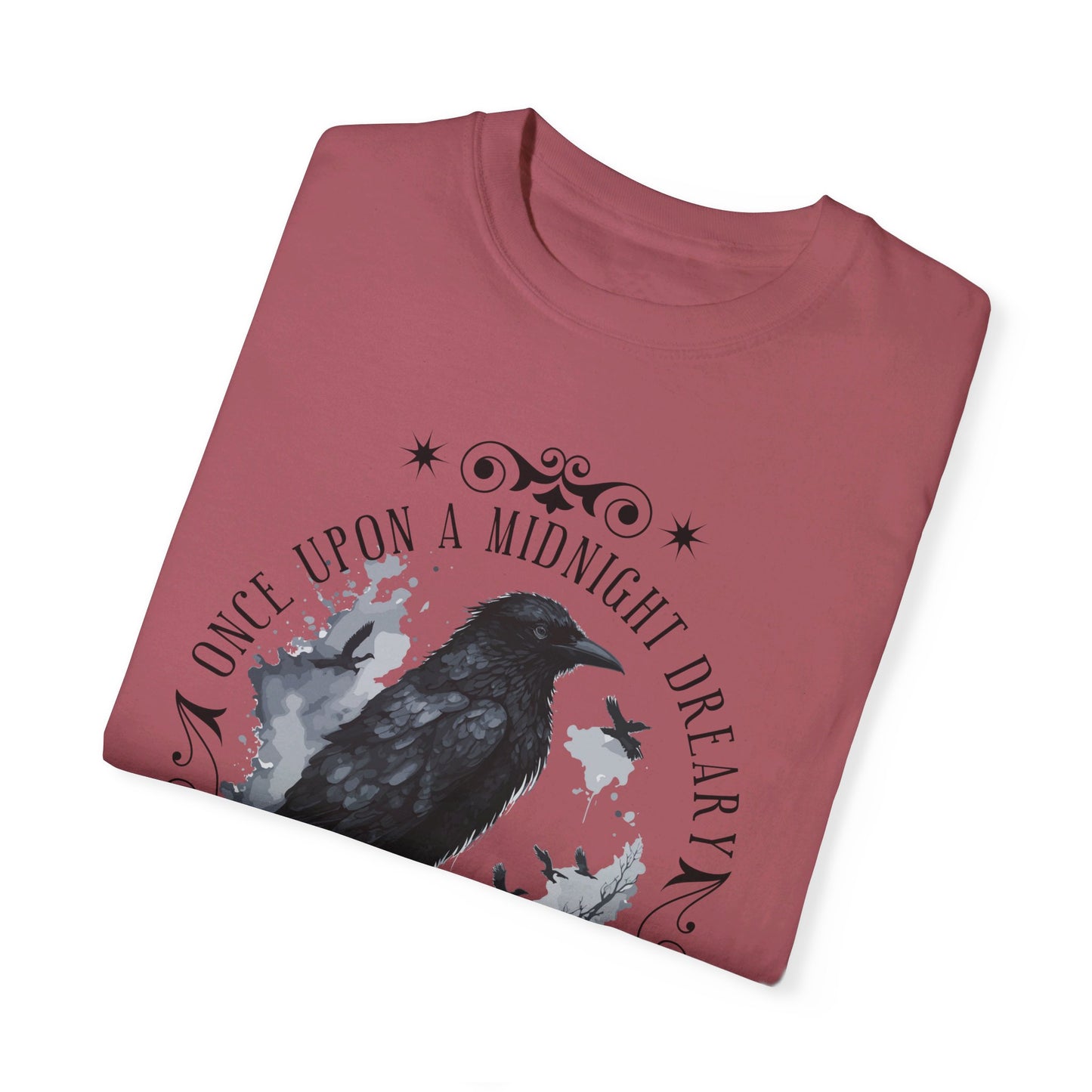 Edgar Allan Poe Shirt, The Raven Nevermore Poet, Poetry Lover Tee, Book, Reading Lover Shirt, Gothic, Light Academia Gifts, Comfort Colours T-Shirt Printify