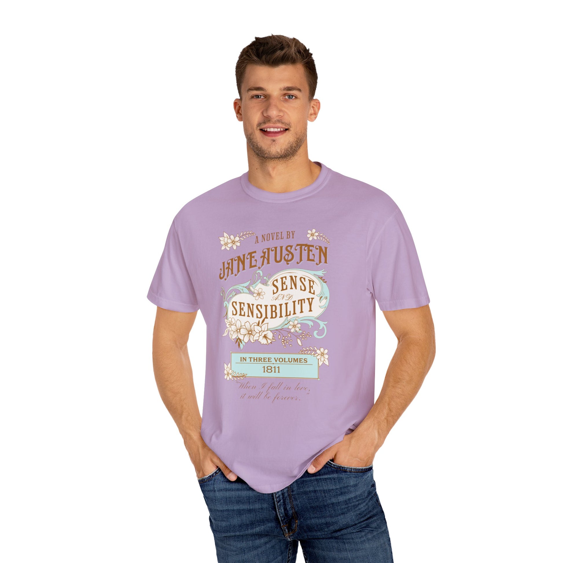 Sense and Sensibility Jane Austen Fan Gift For Historical Romance Reader T-Shirt Printify