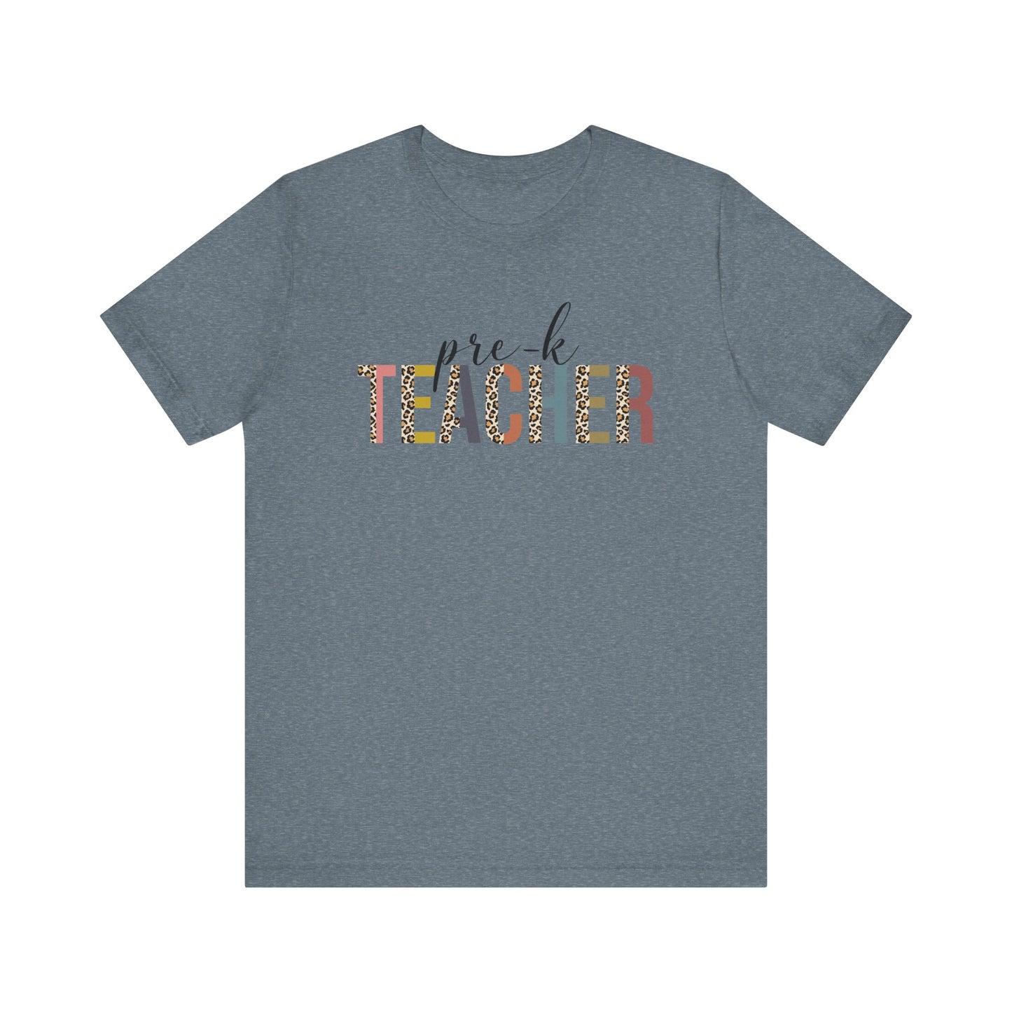 Cute Teacher TShirt Gift, Education Tee, Elementary School Teacher Appreciation, Funny Back To School Shirt, Teacher T-Shirt, Teacher Tee T-Shirt Printify Heather Slate XS