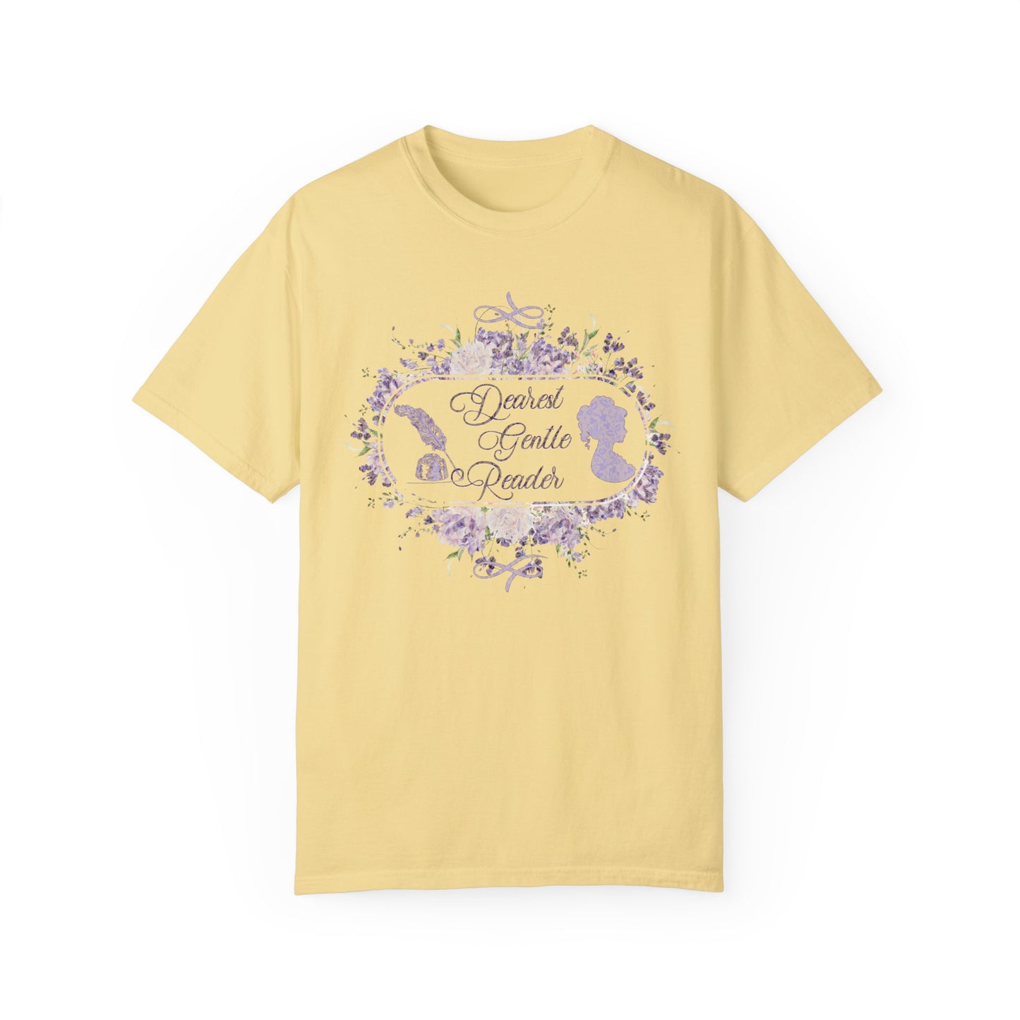 Dearest Gentle Reader Shirt Regency England Ton Society Papers Gift For Bridgerton Fan Historical Drama Romance Reader Gift Bookclub Gift T-Shirt Printify