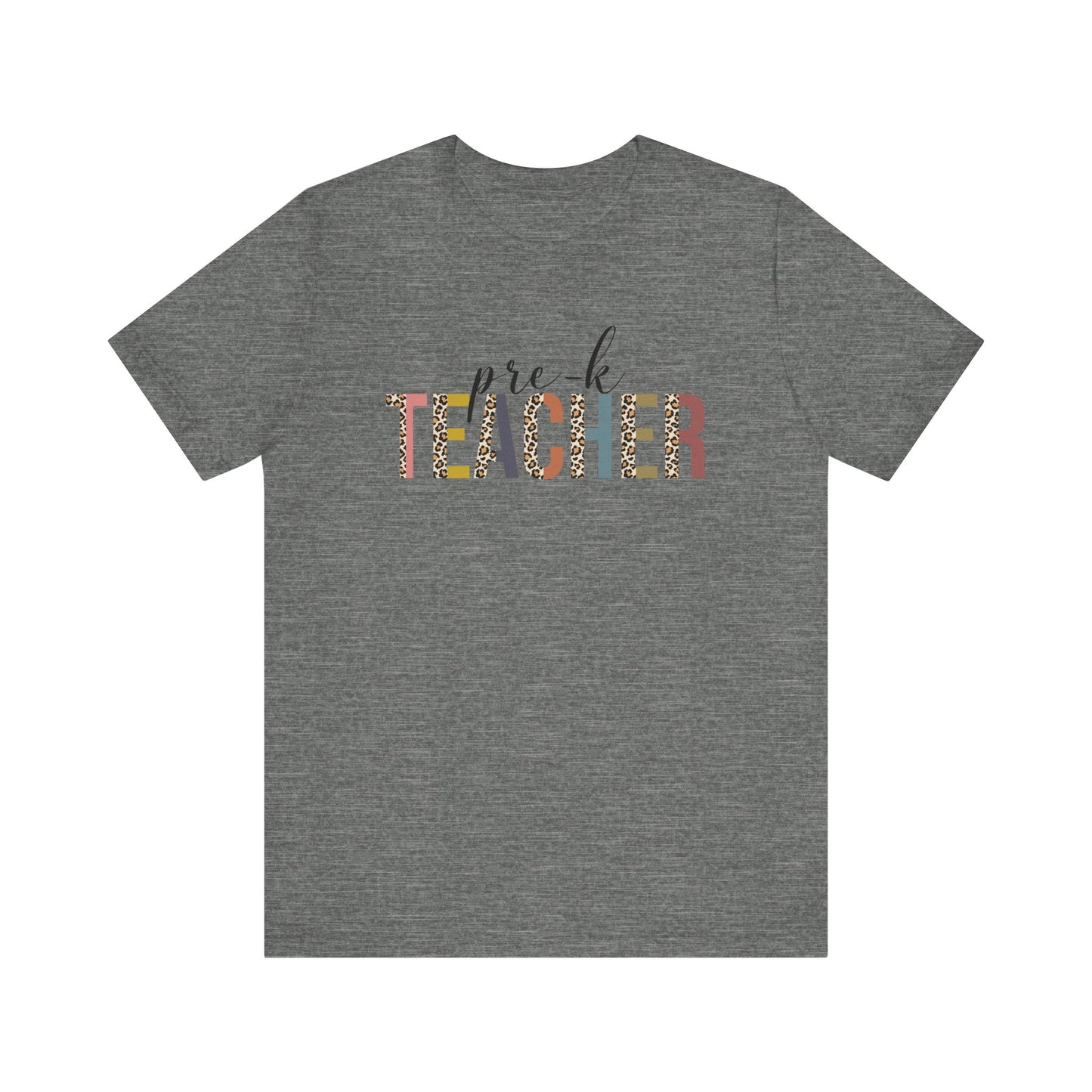 Cute Teacher TShirt Gift, Education Tee, Elementary School Teacher Appreciation, Funny Back To School Shirt, Teacher T-Shirt, Teacher Tee T-Shirt Printify Deep Heather XS