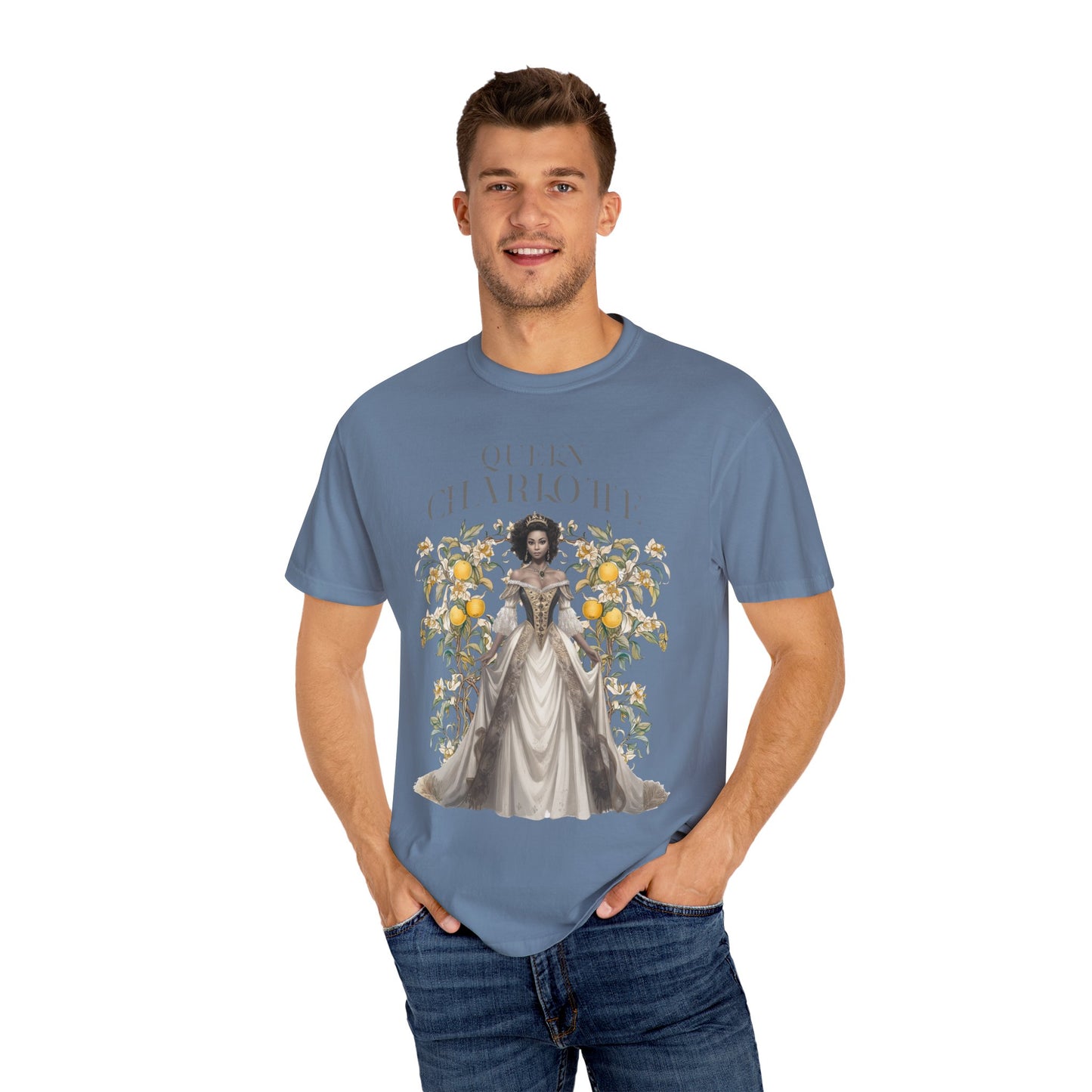 Queen Charlotte T-Shirt Literary Regency Period Tee Historical Drama Series Watching Spilling The Tea Theme Gift for Her Birthday Christmas